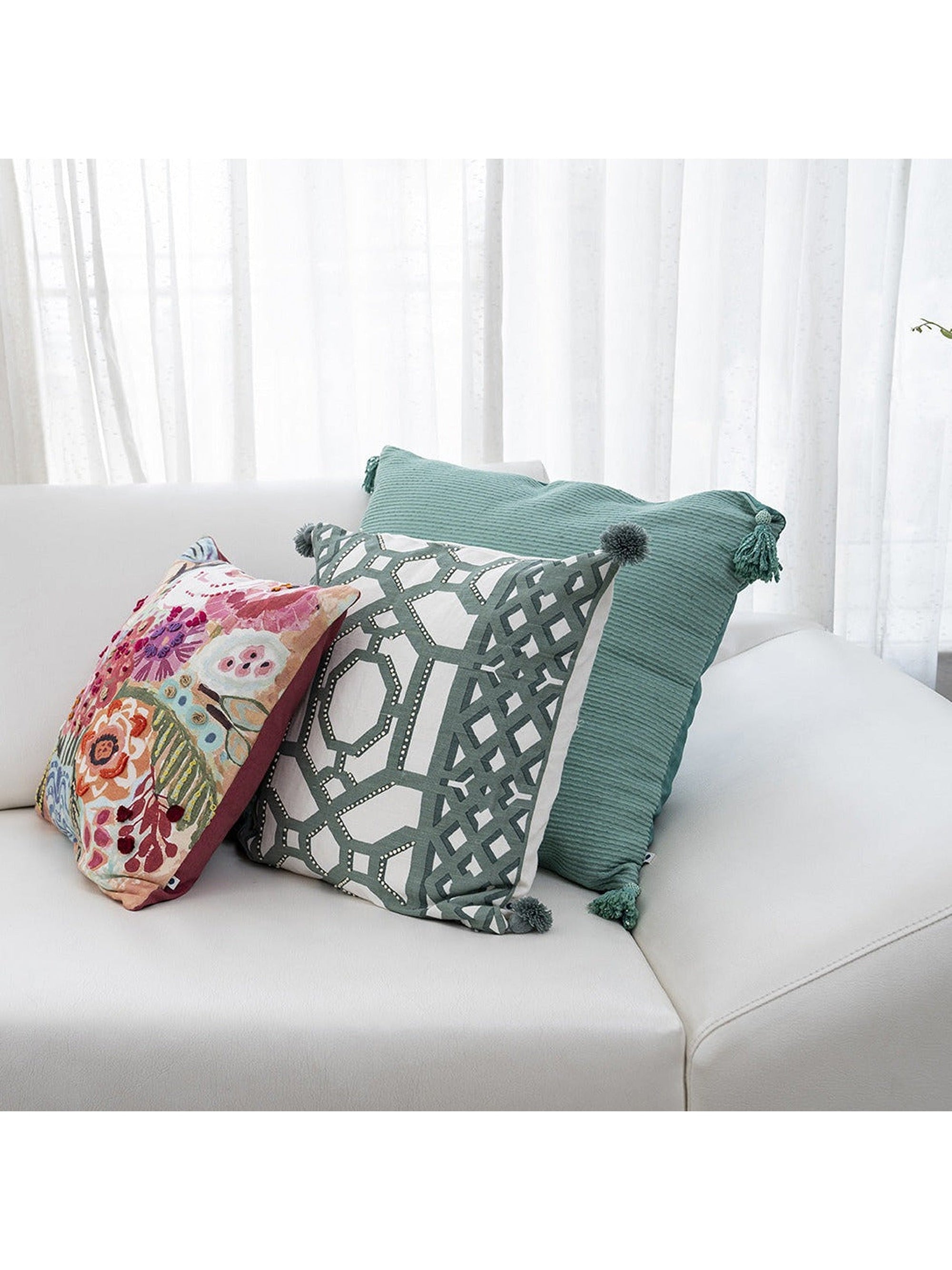 Cushion Cover - Grill Floral