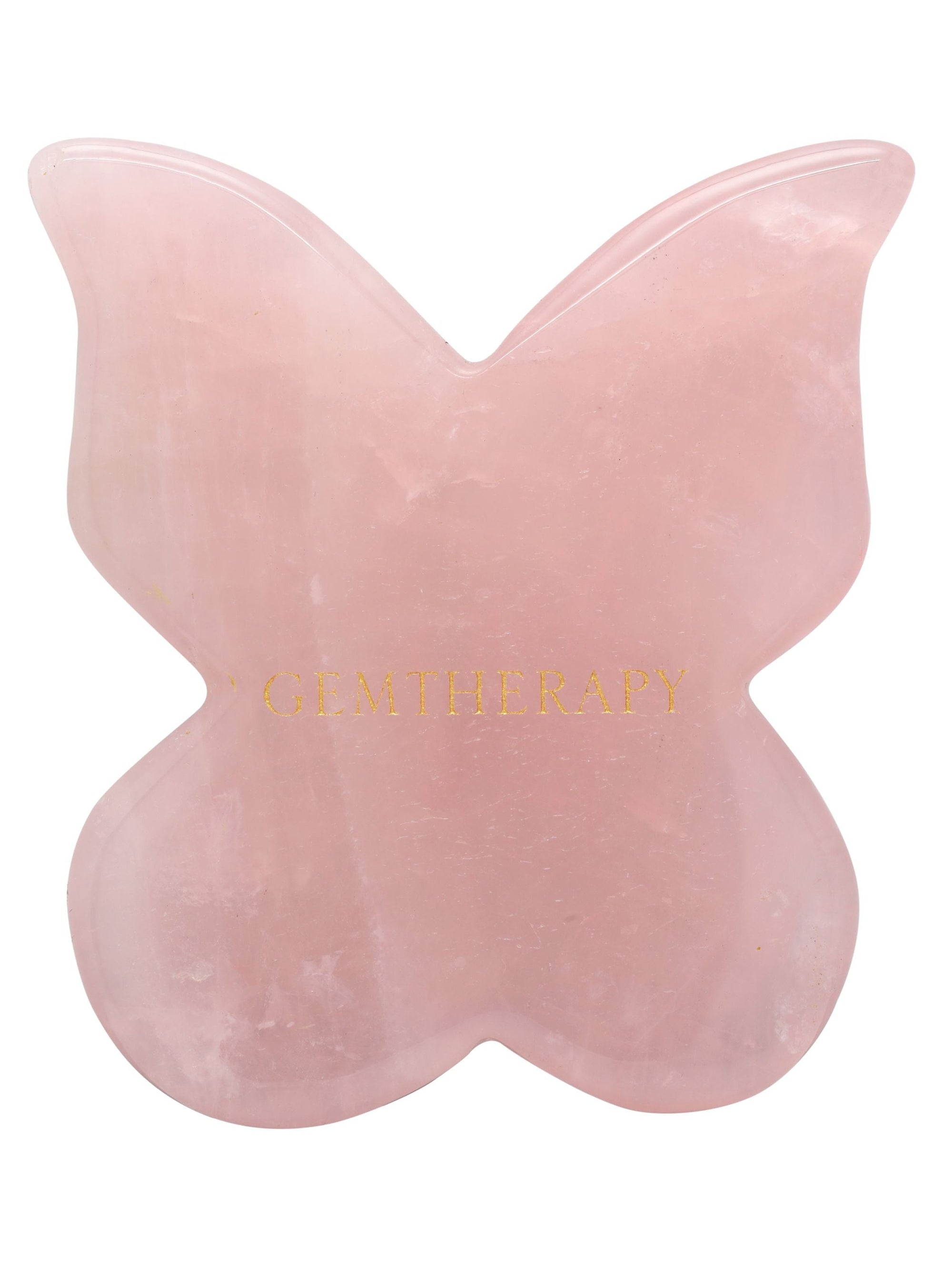Gua Sha Butterfly Rose Quartz