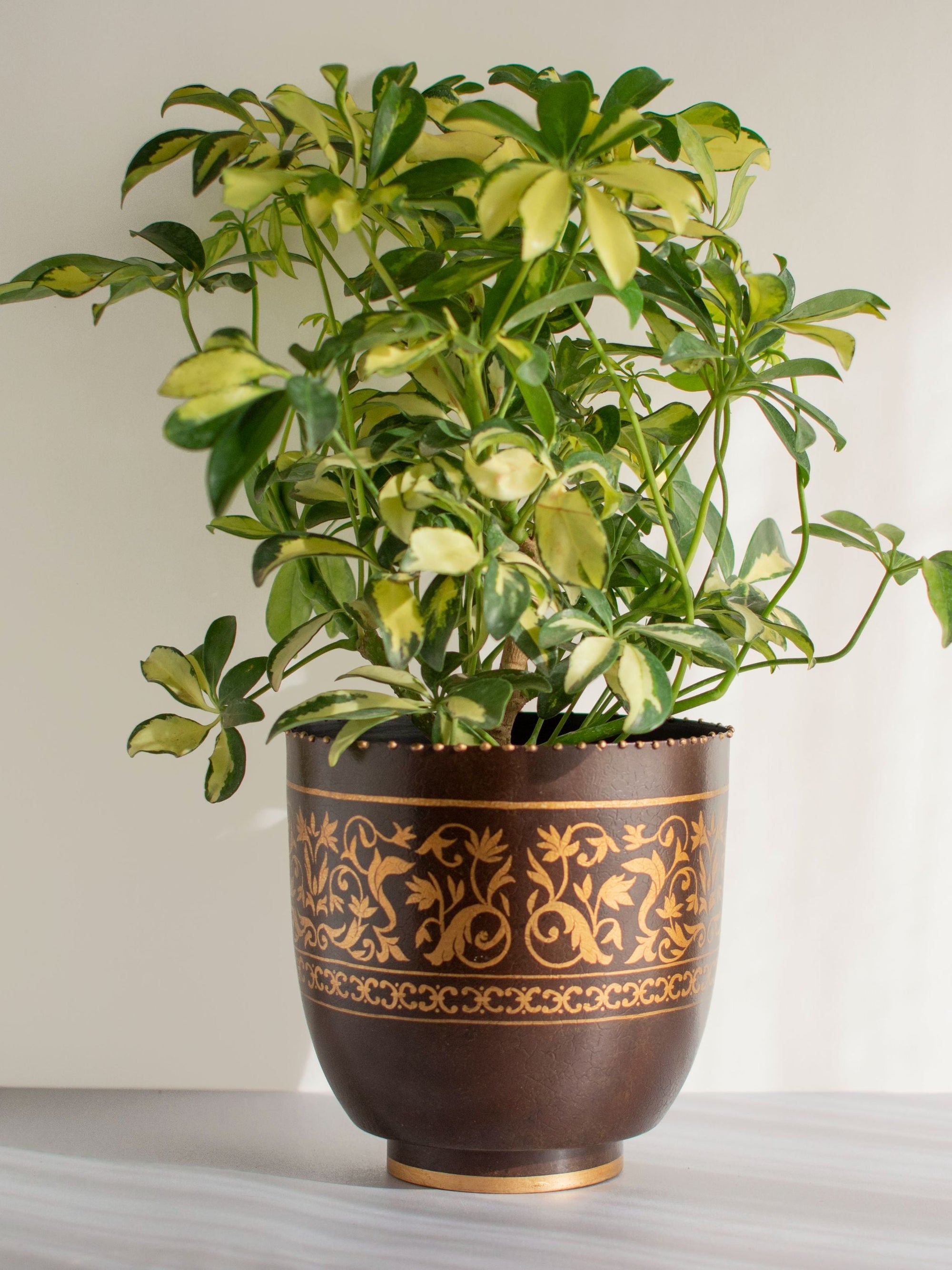 Gul Handpainted Iron Planter Large