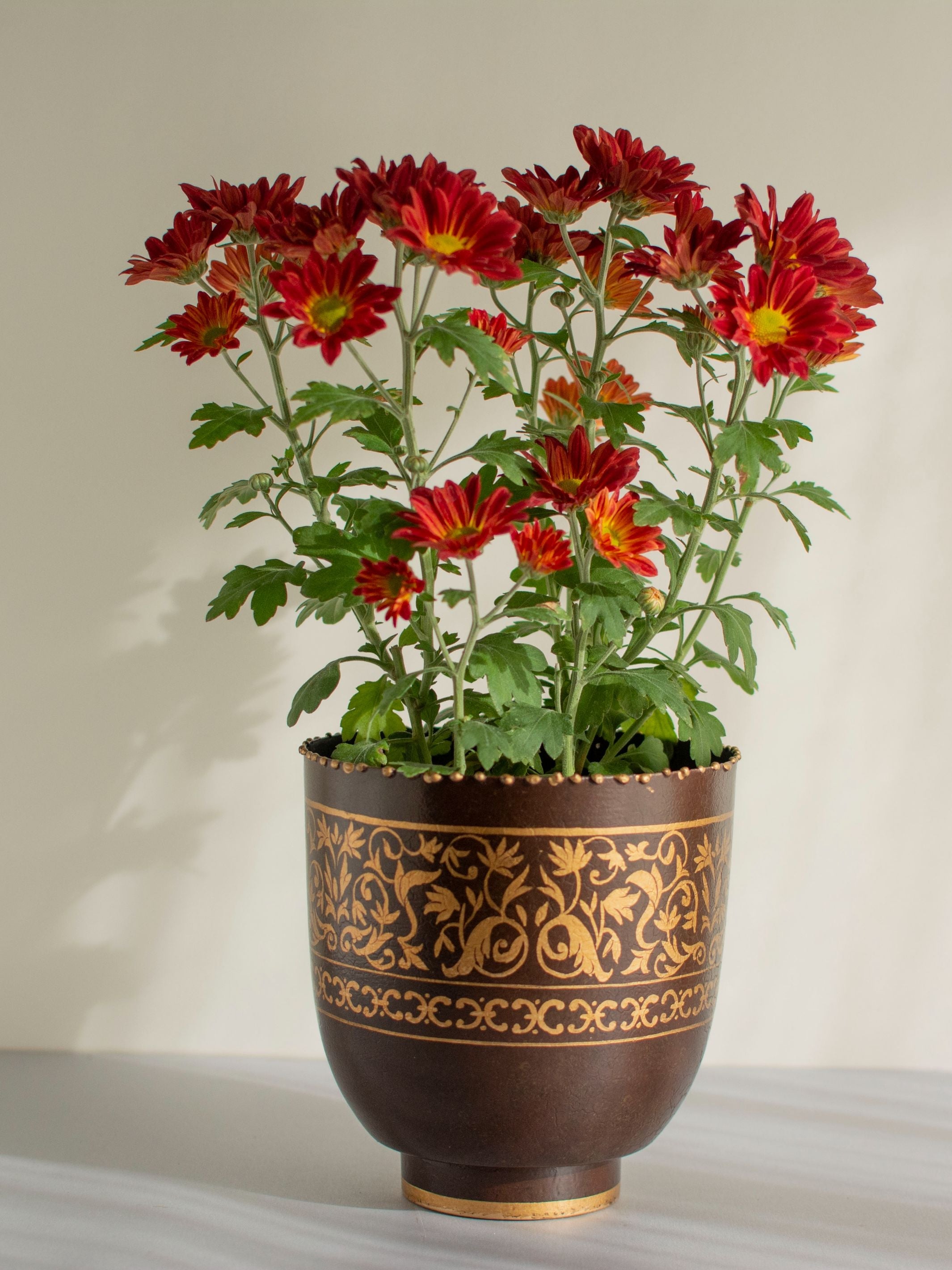 Gul Handpainted Iron Planter Small