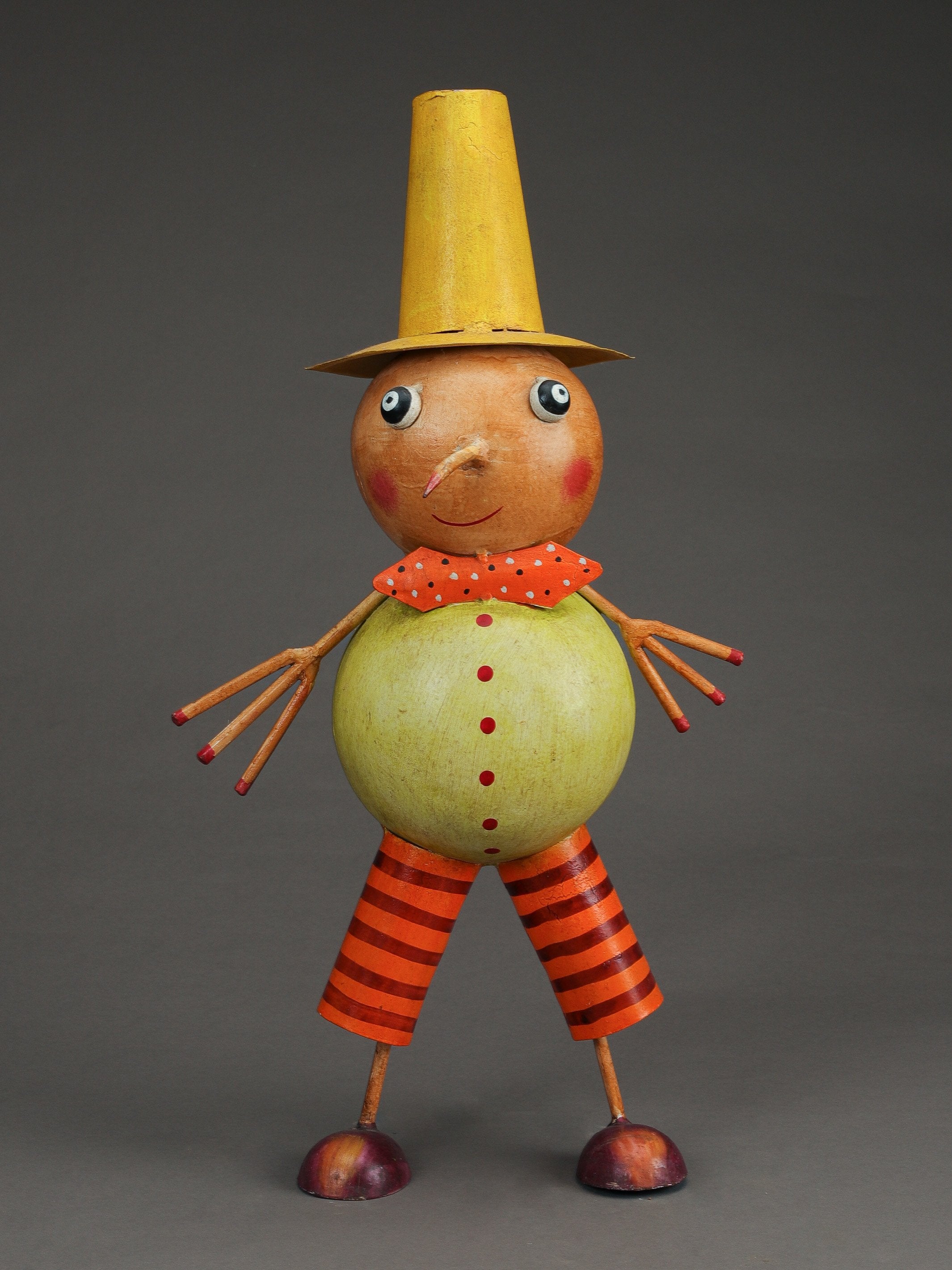 Hand Painted Quirky Snowman