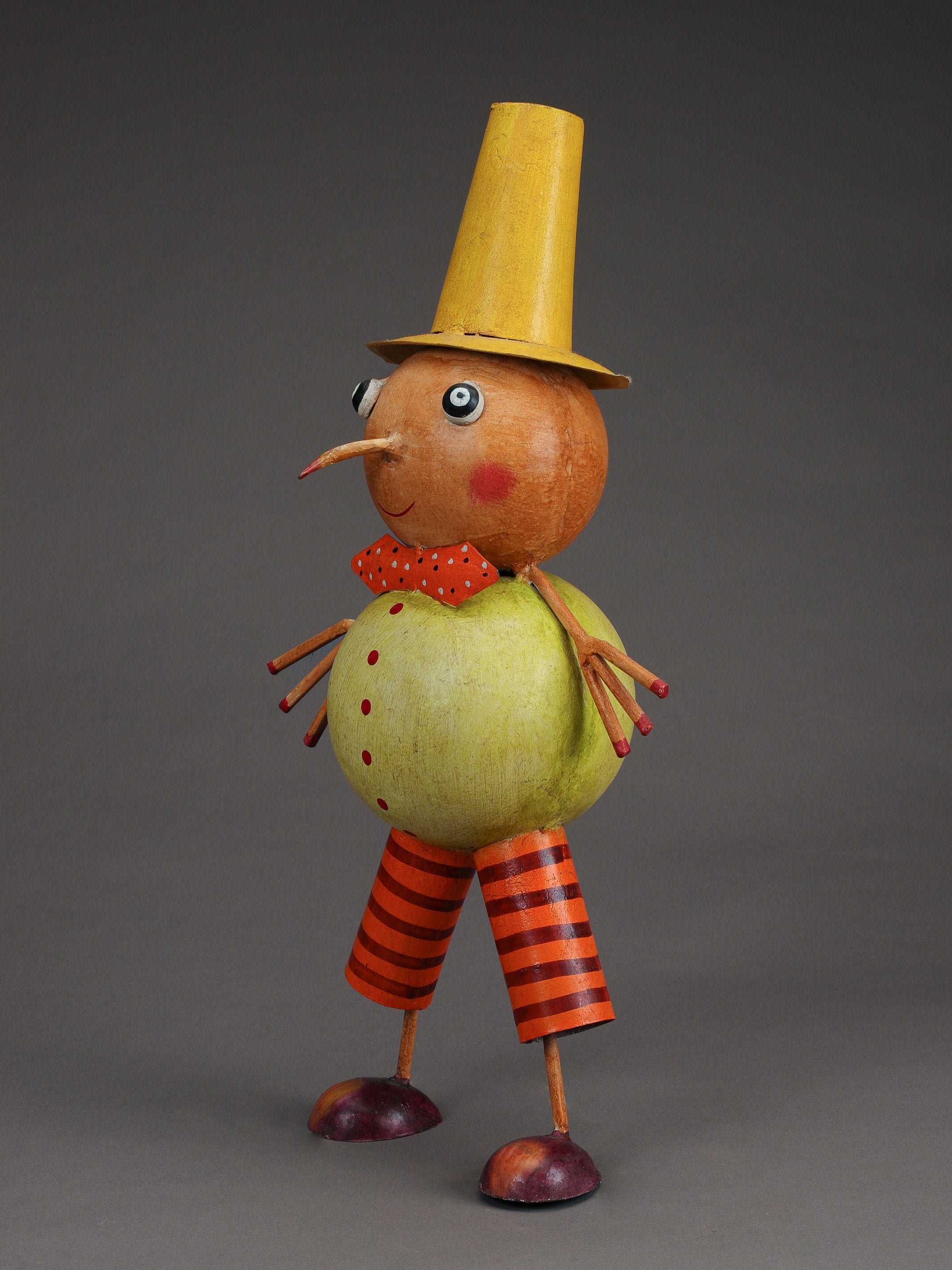 Hand Painted Quirky Snowman