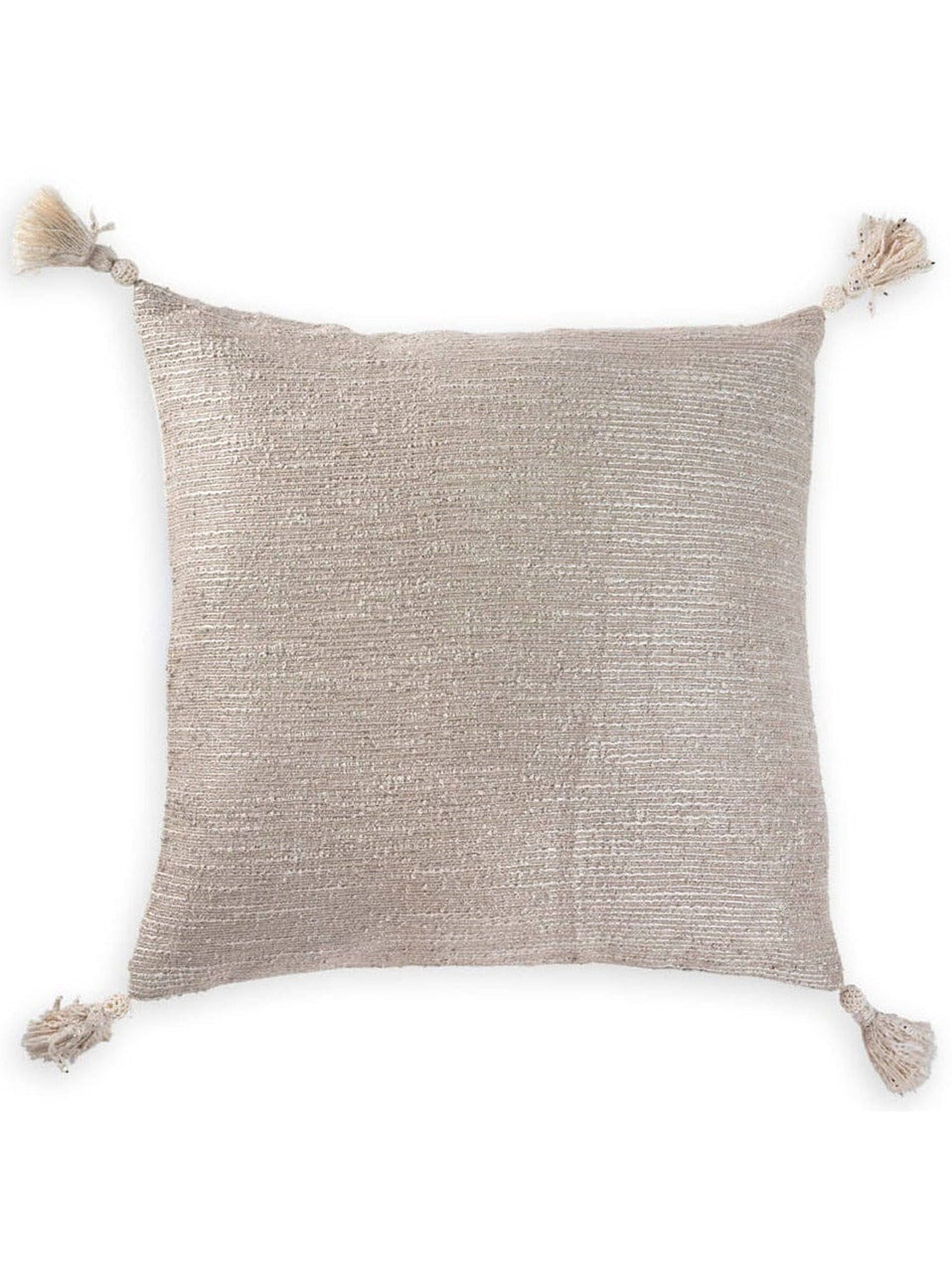 Cushion Cover - Handwoven Metallic Daisy