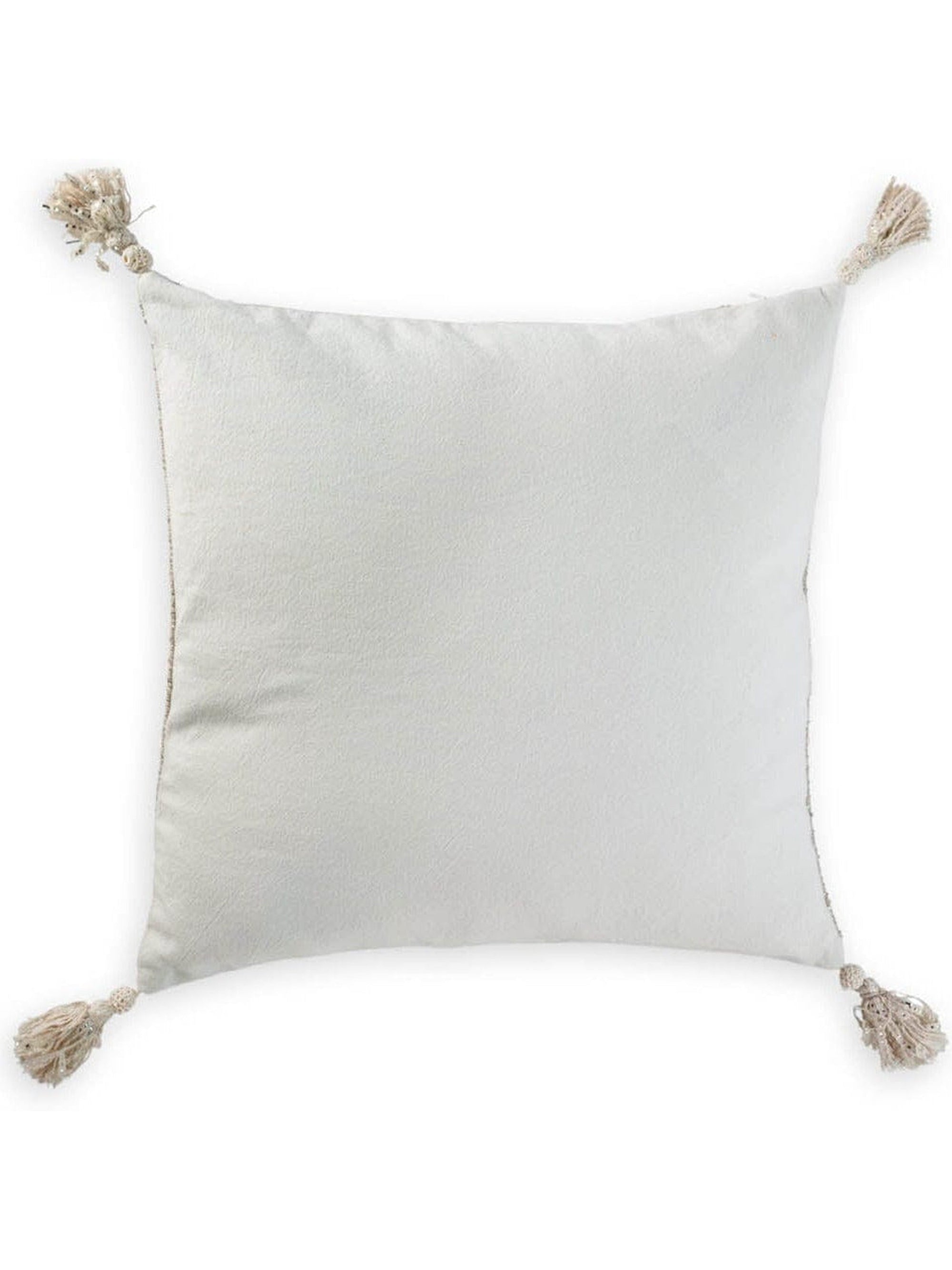 Cushion Cover - Handwoven Metallic Daisy