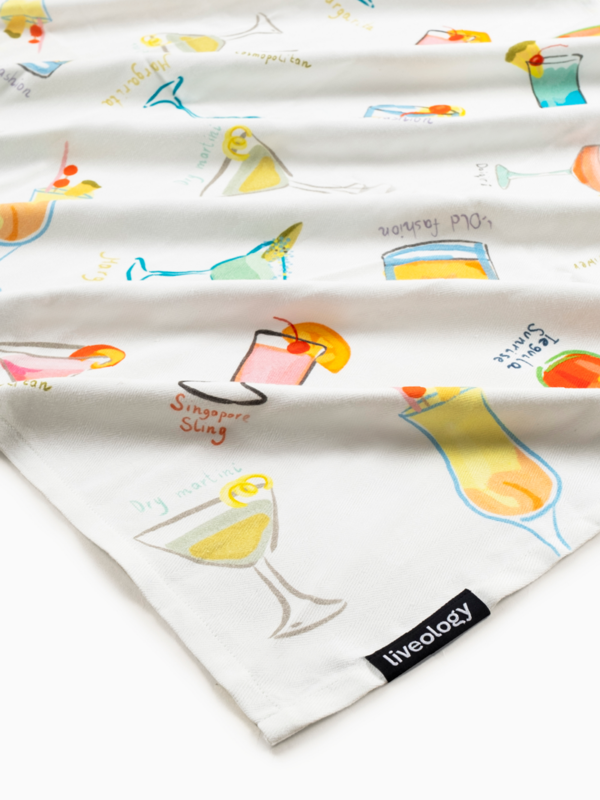 Happy Hour Printed Beach Towel