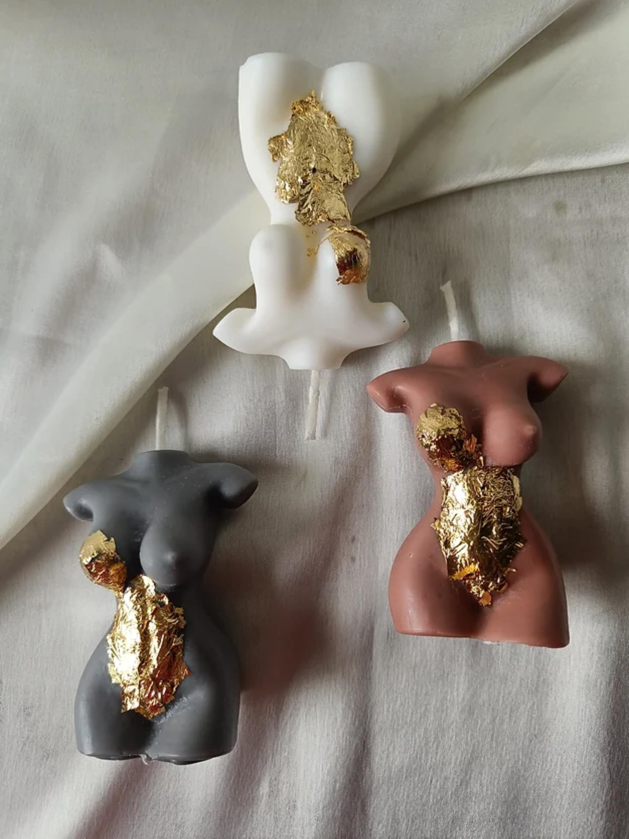 Homebody Candle - decorated in gold