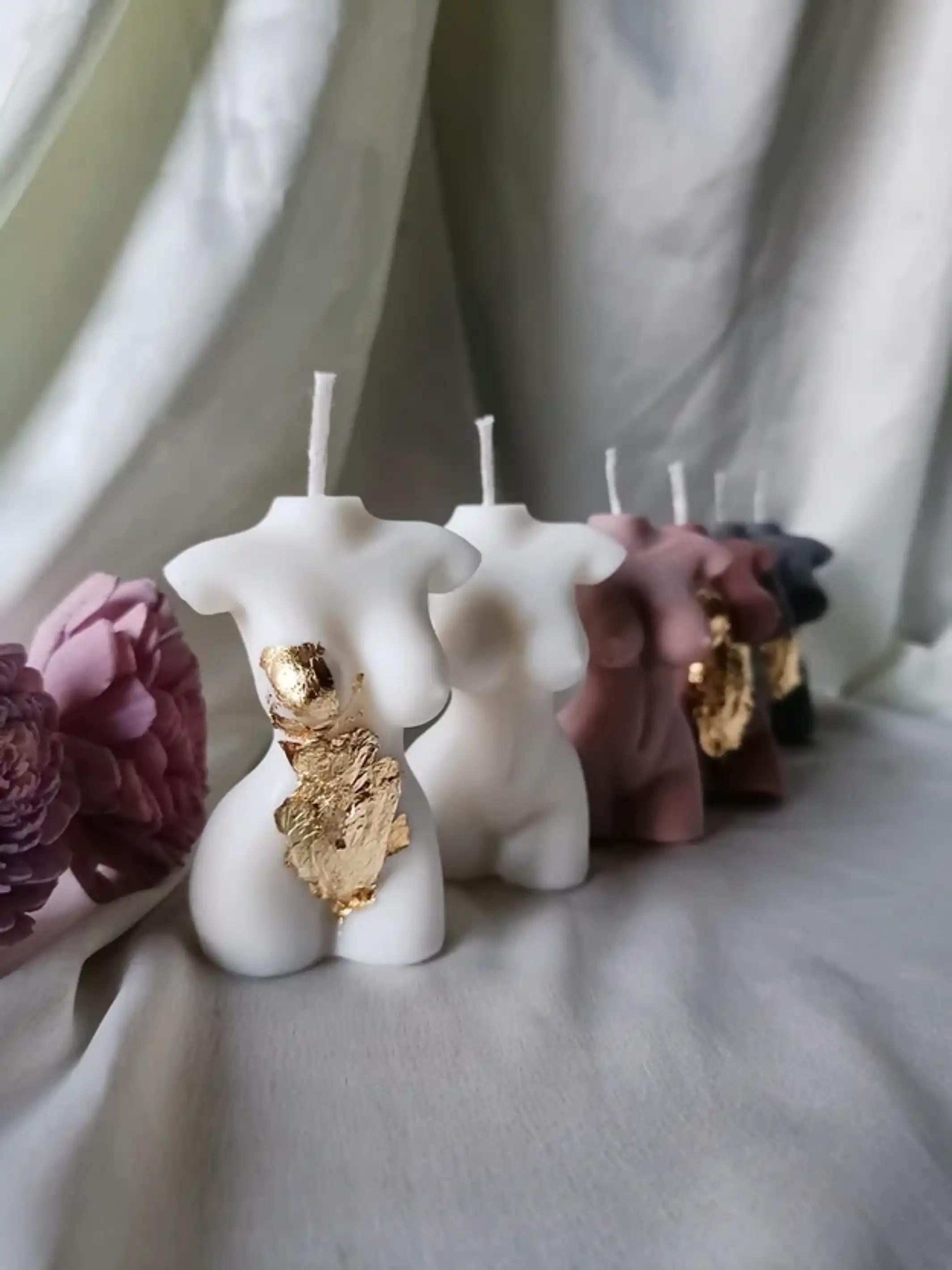 Homebody Candle - decorated in gold