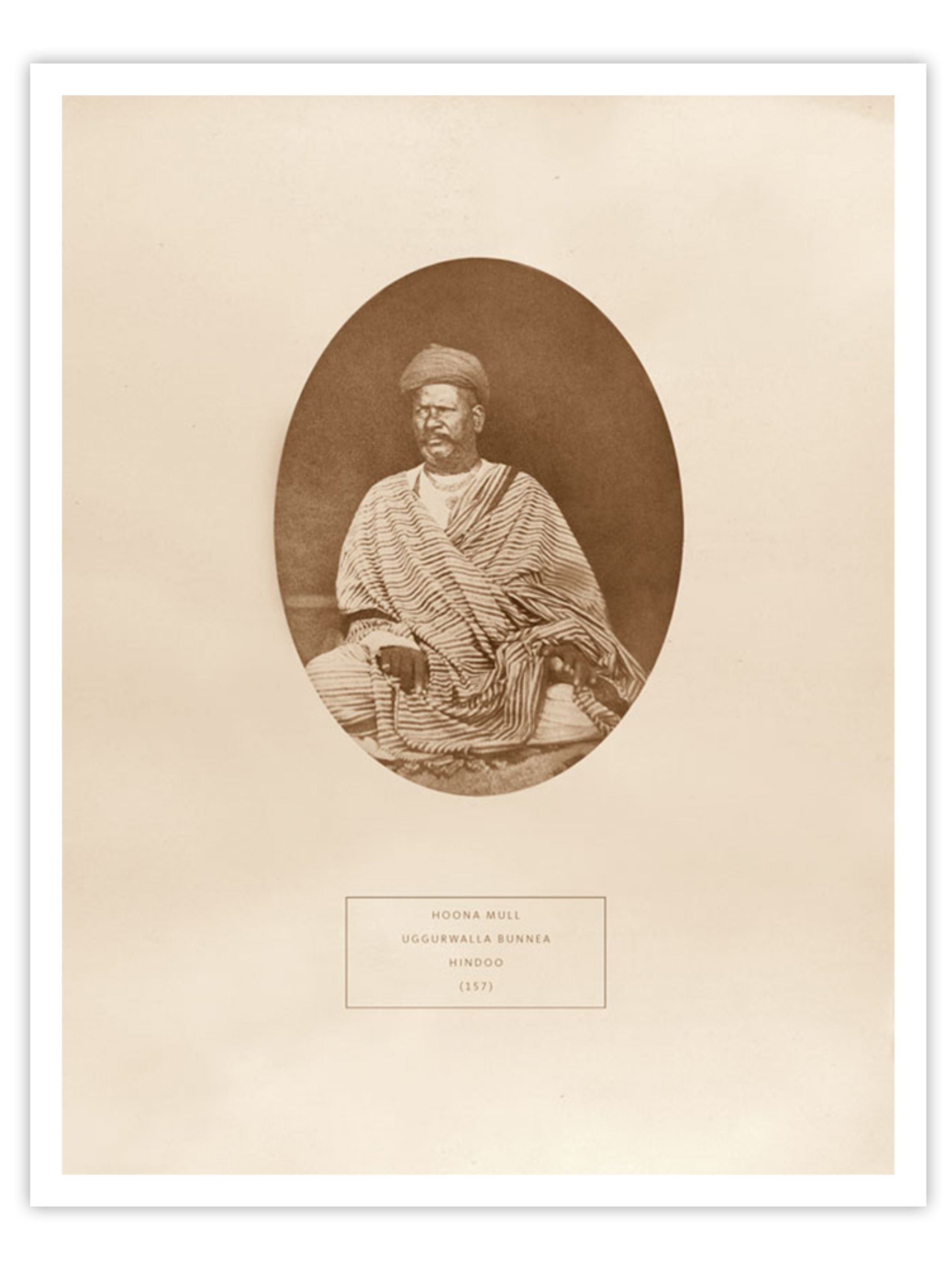 Wall Prints - Hoona Mull - an Uggurwalla Hindoo Bunnea