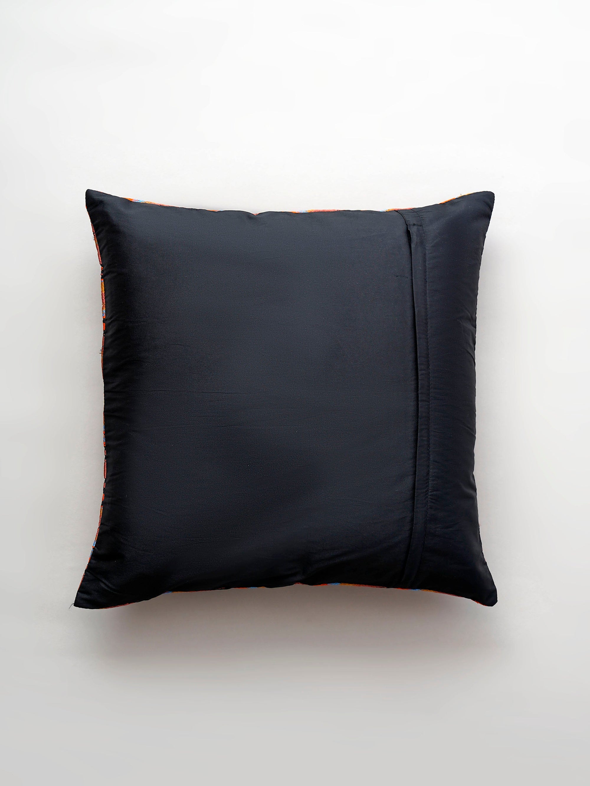 Cushion Cover - Ikat Embroidered