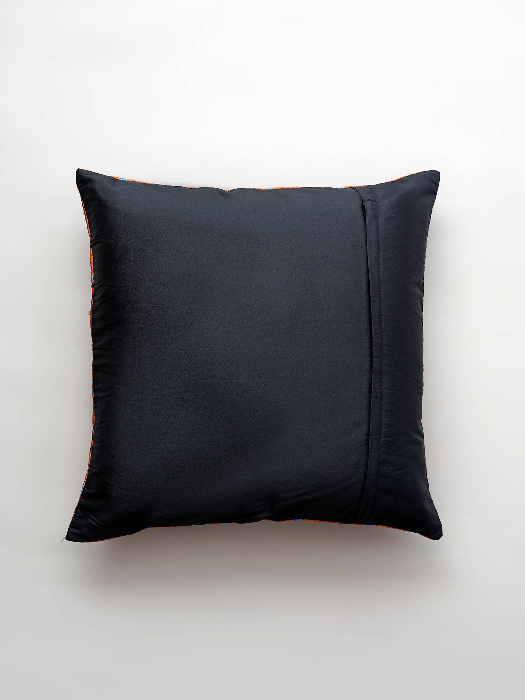 Cushion Cover - Ikat Embroidered