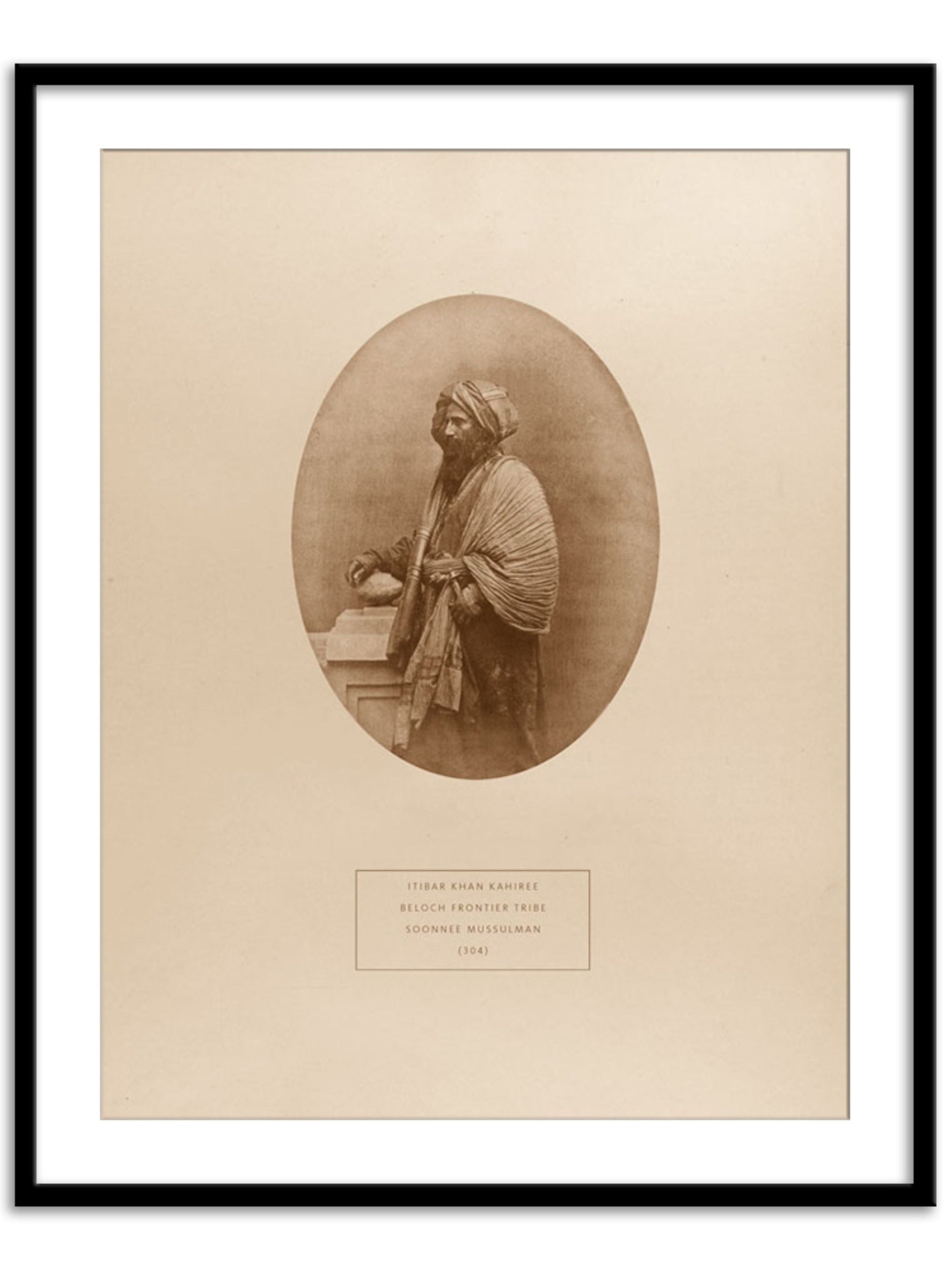 Wall Prints - Itibar Khan Kahiree - a Beloch Frontier Tribe Soonnee Mussulman