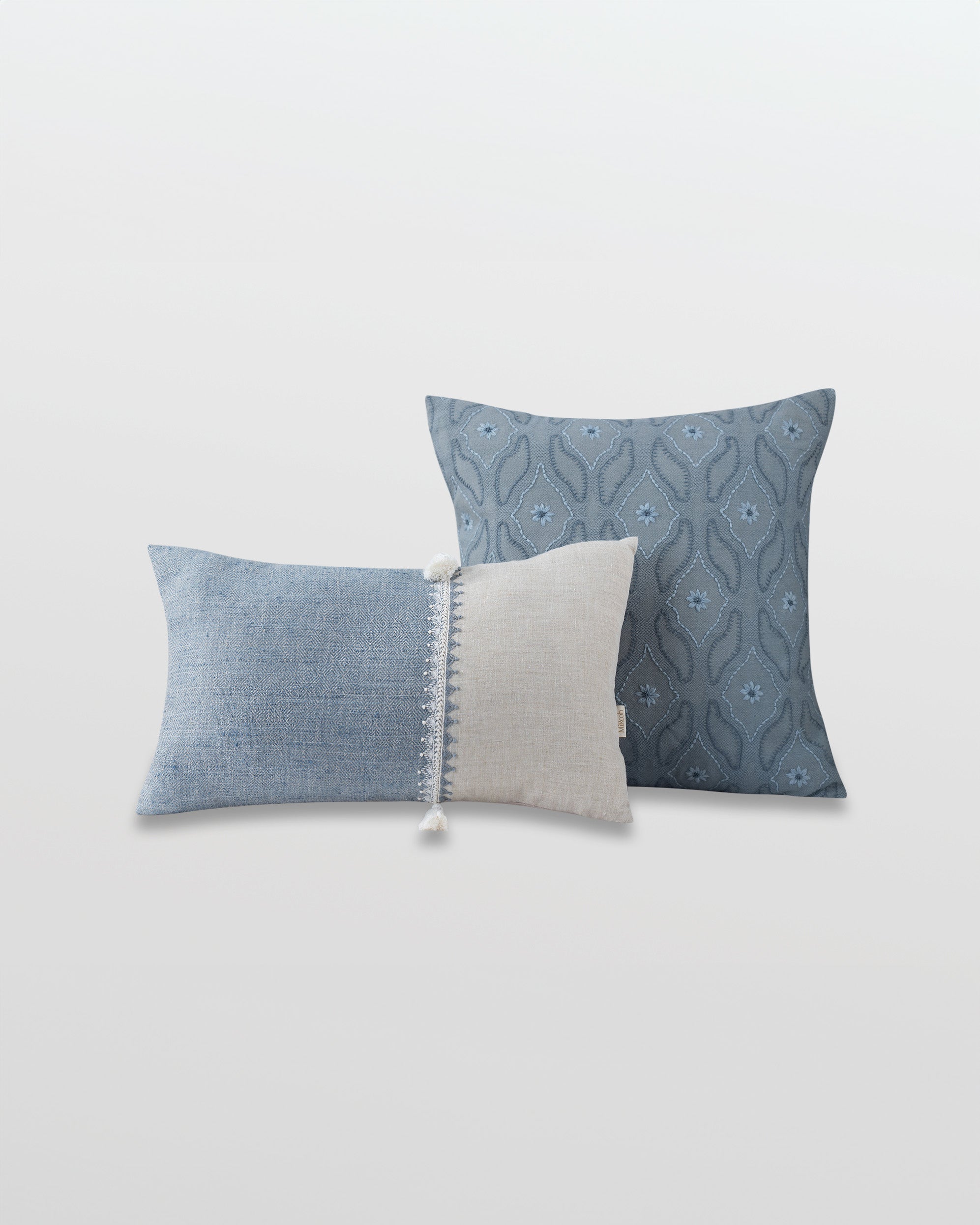 Cushion Cover - Izafi Stone Blue