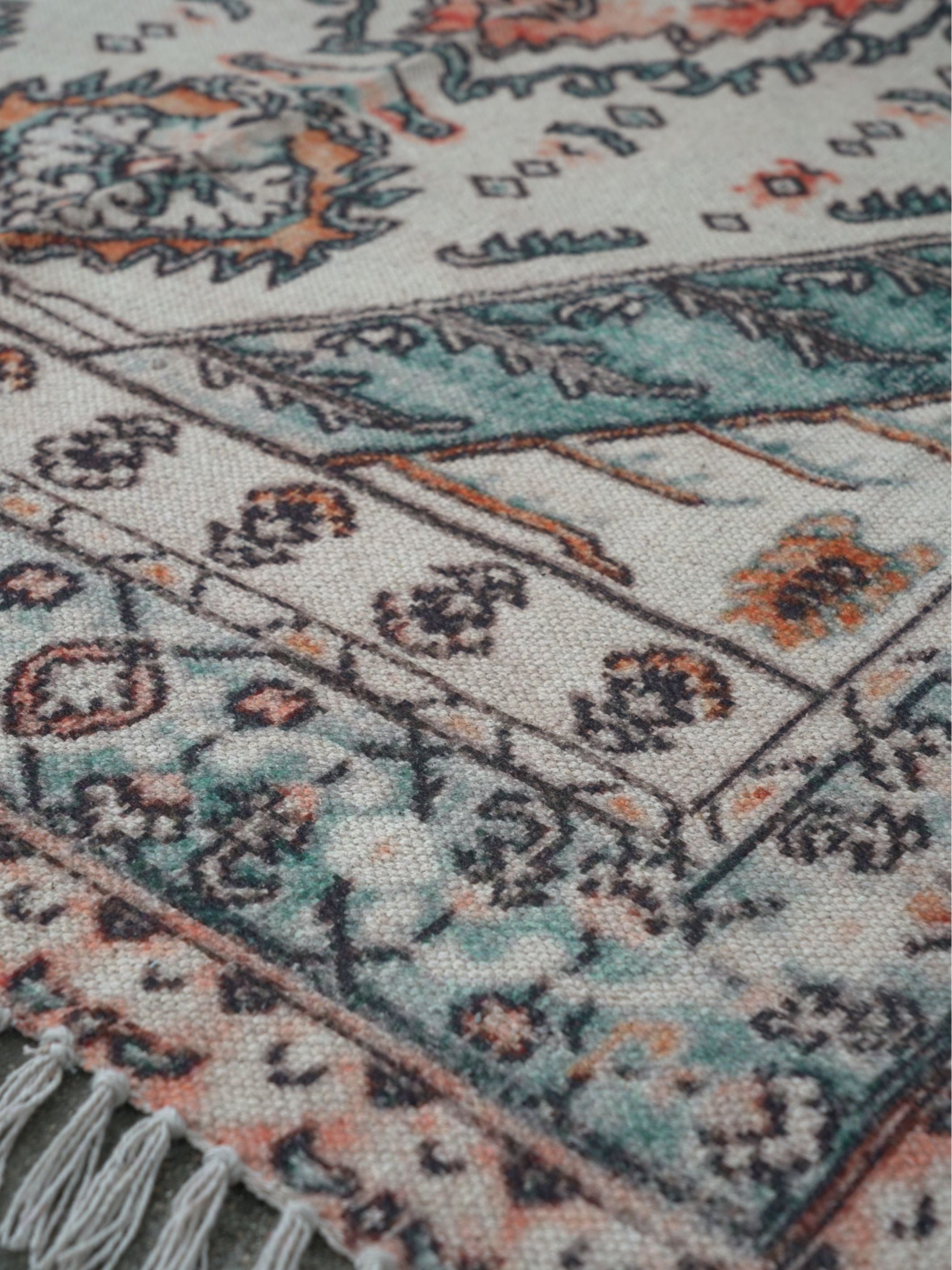 Printed Cotton Rug - Izi