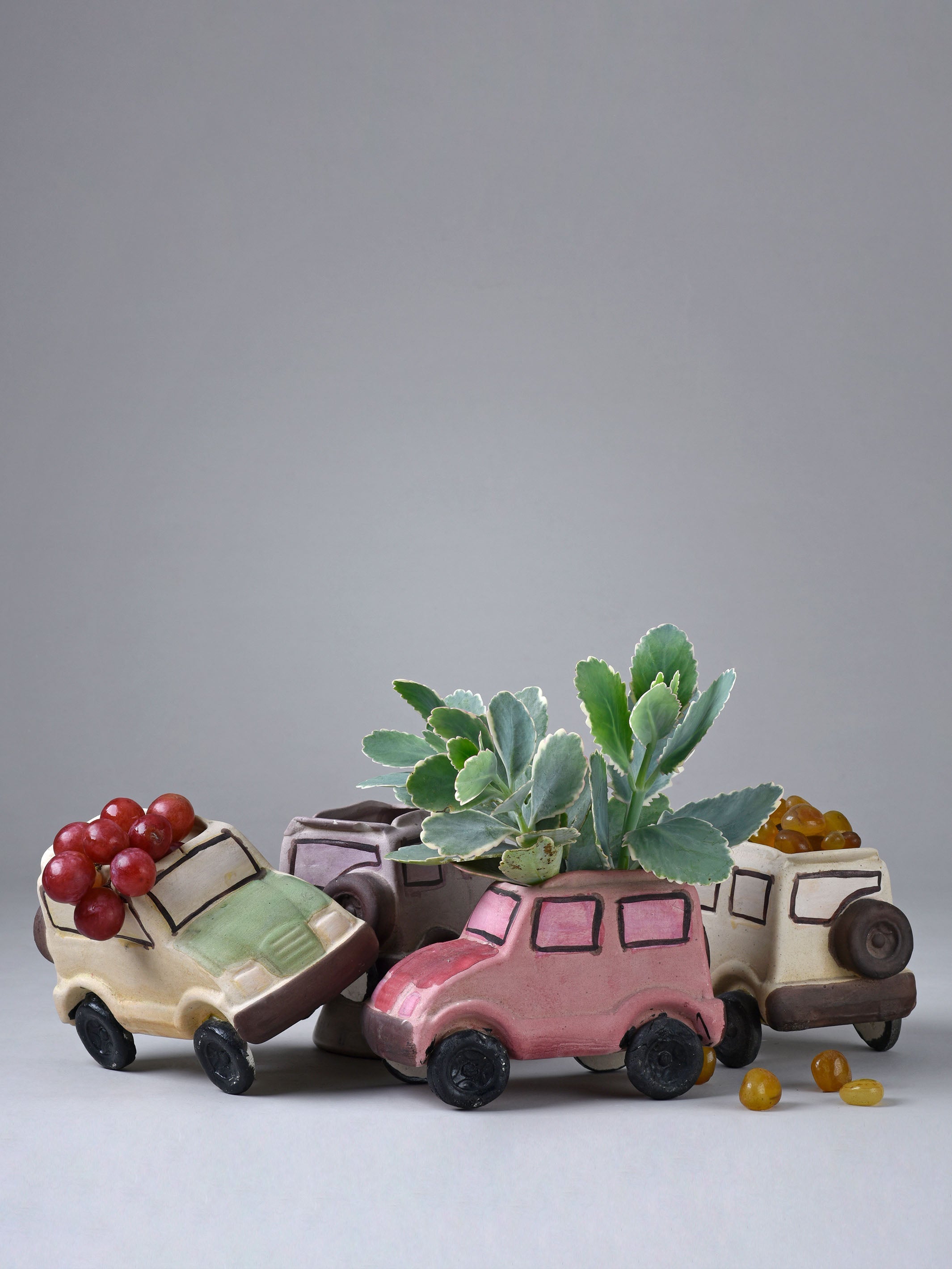 Jeep Ceramic Planter