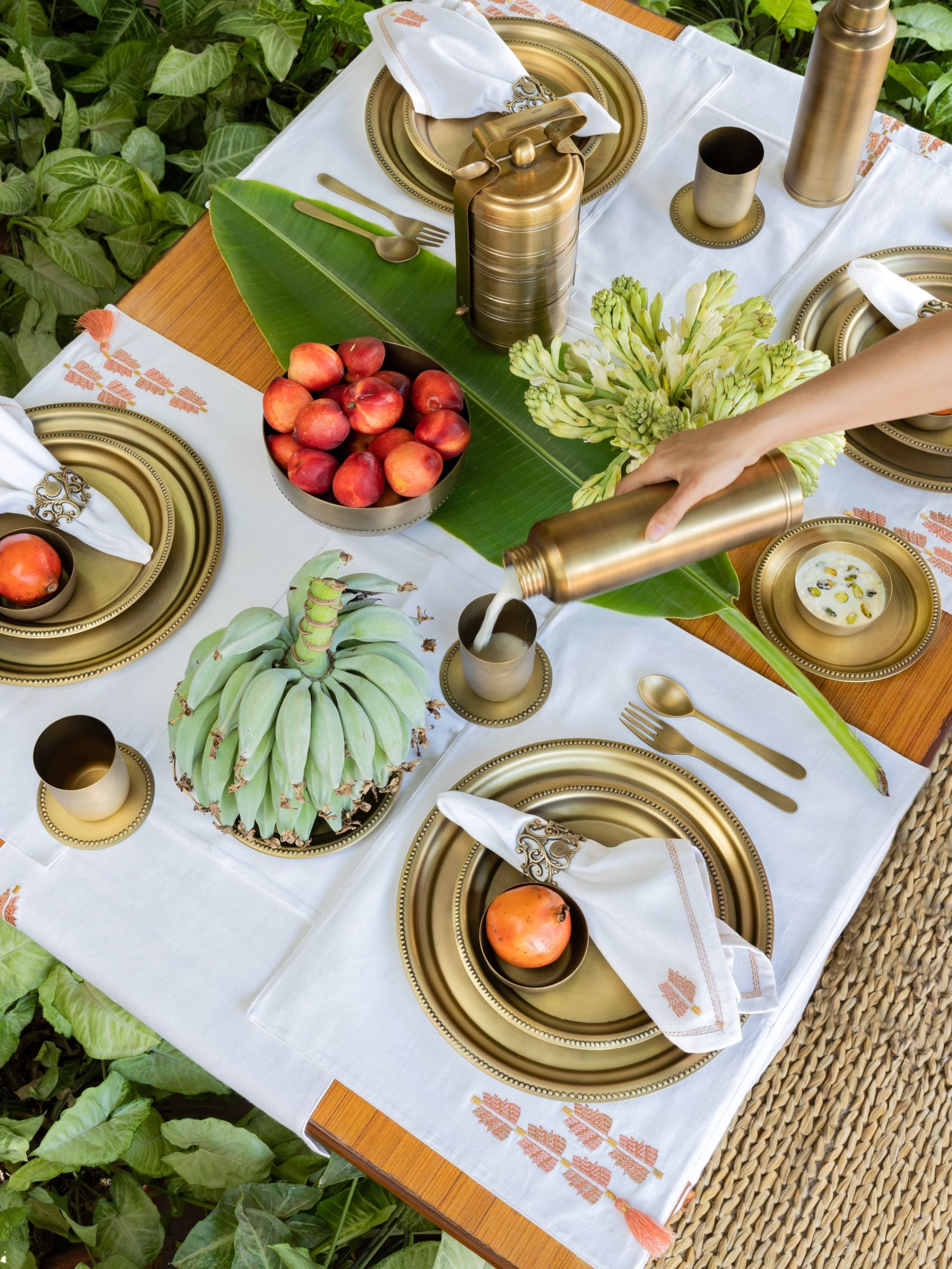Kanak Da Sitta Ivory Placemat