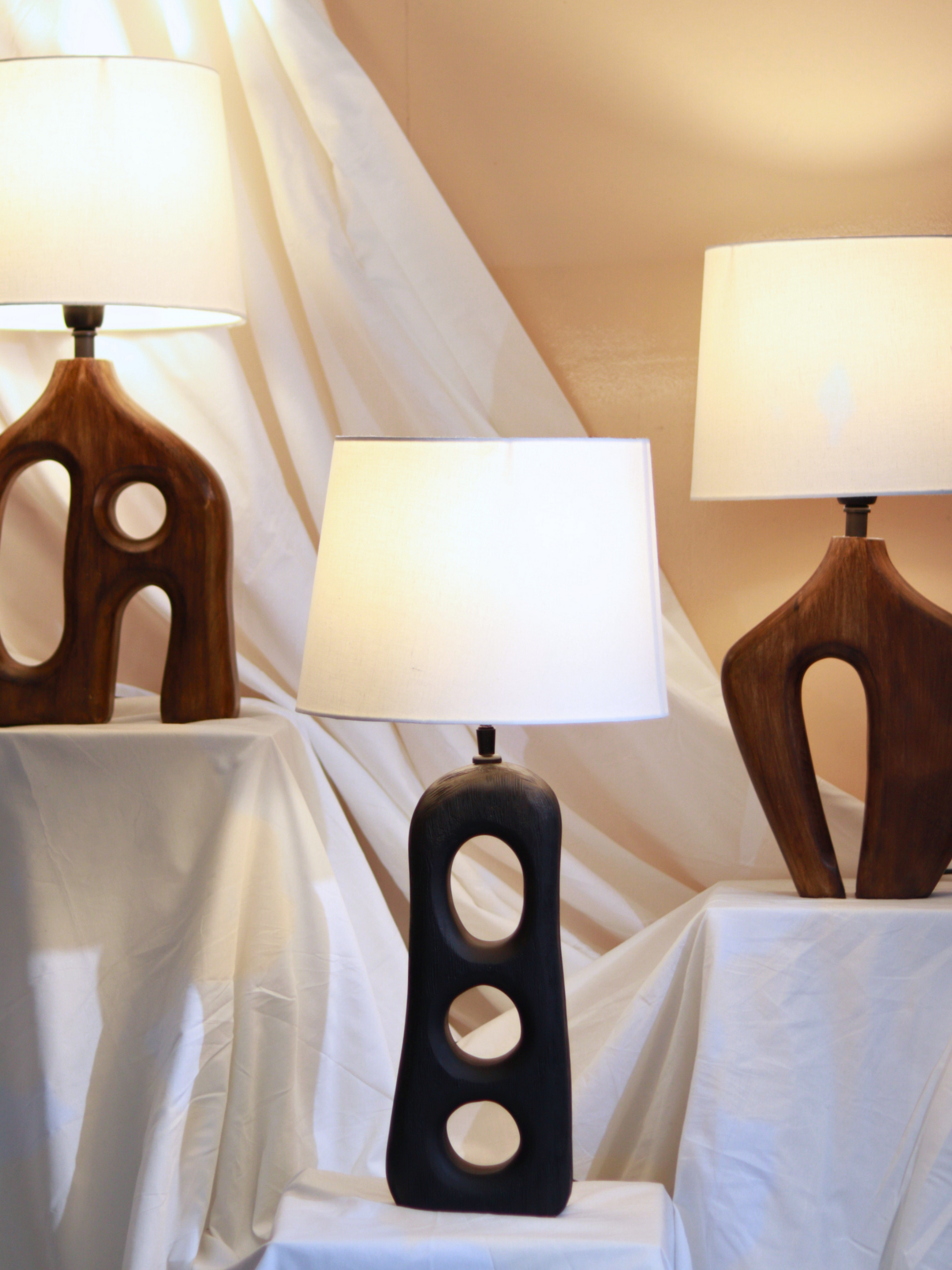 Pheonix Wooden Lamp