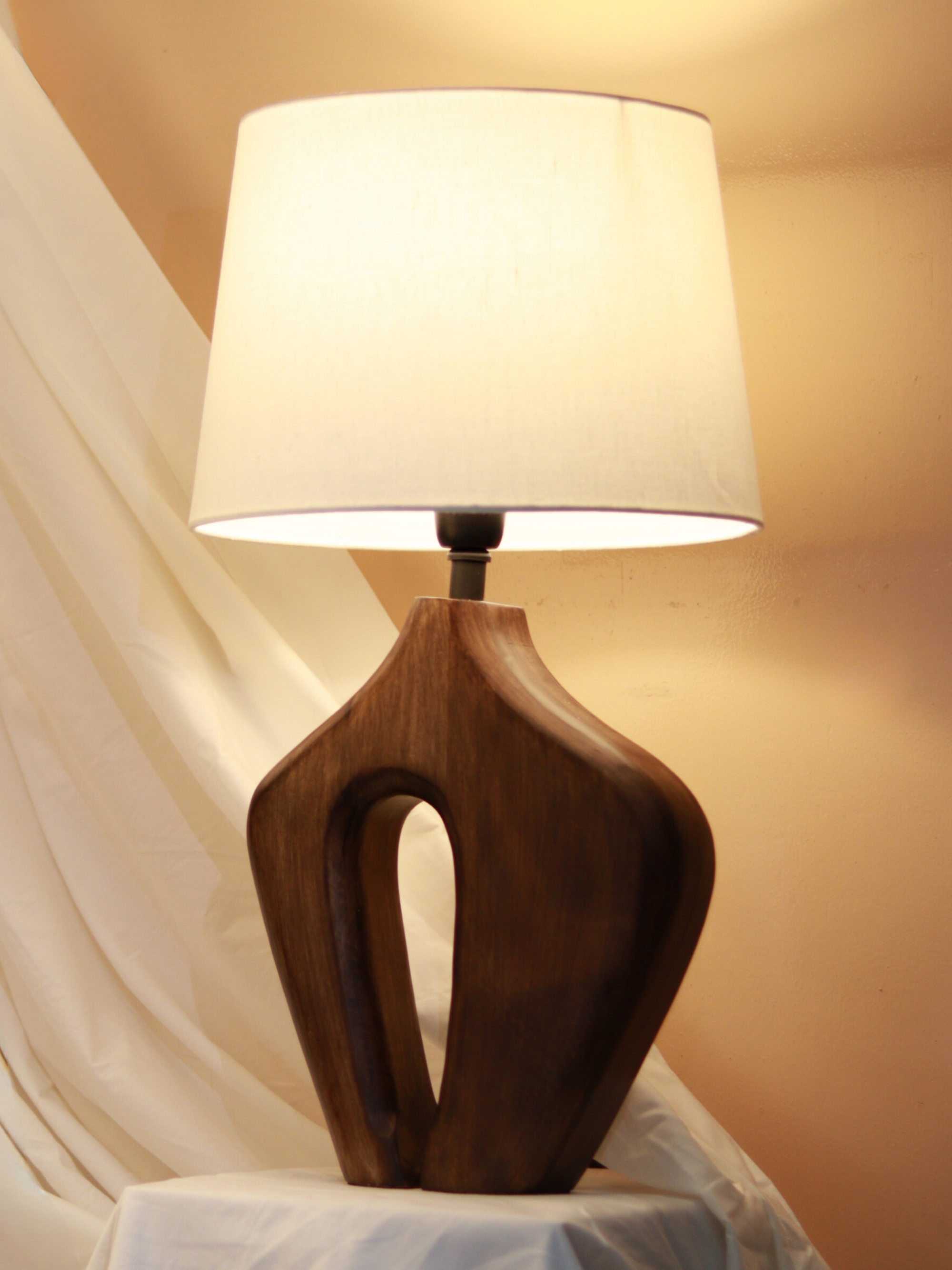 Pheonix Wooden Lamp