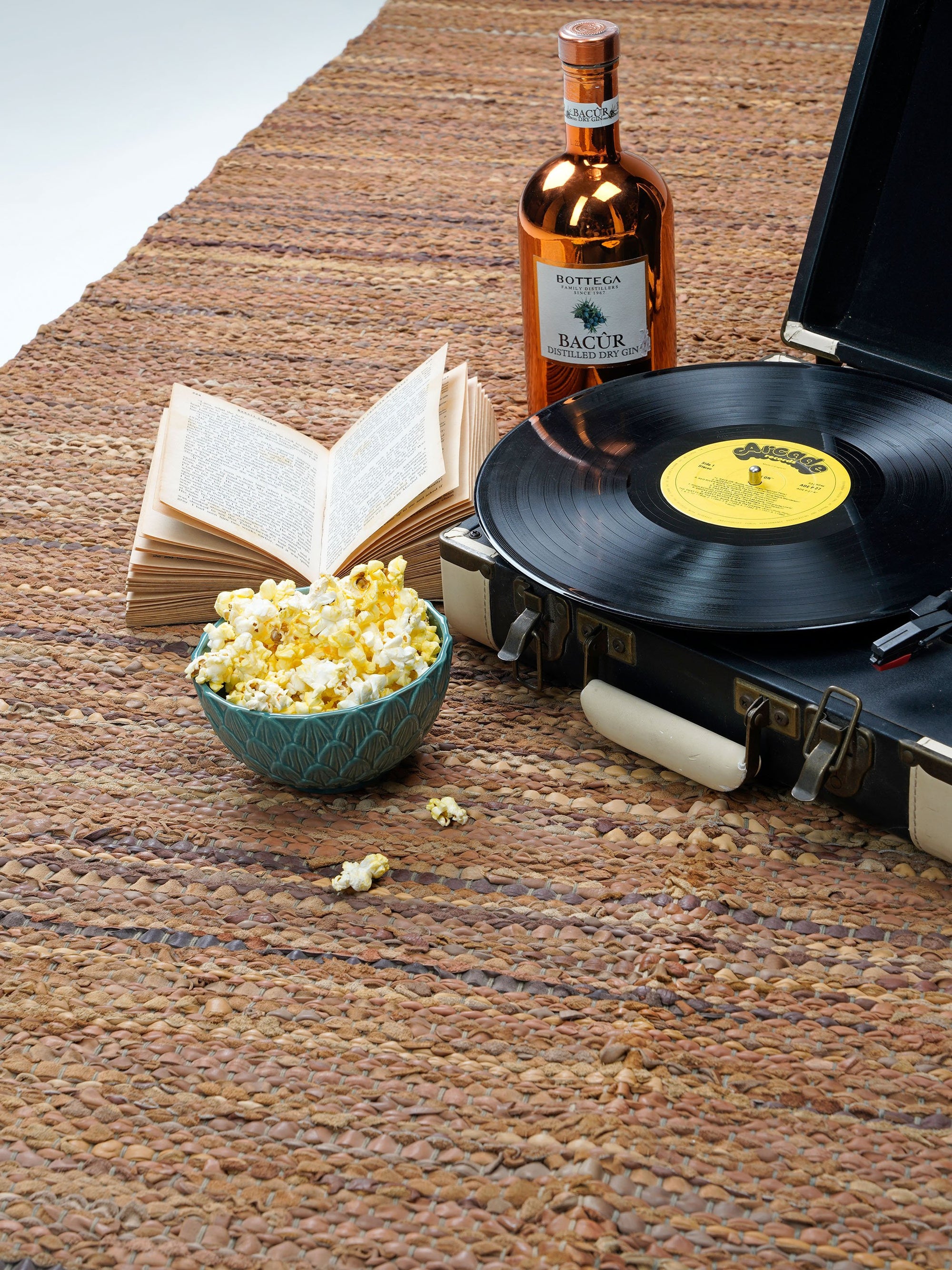 Leather Crafted Rug