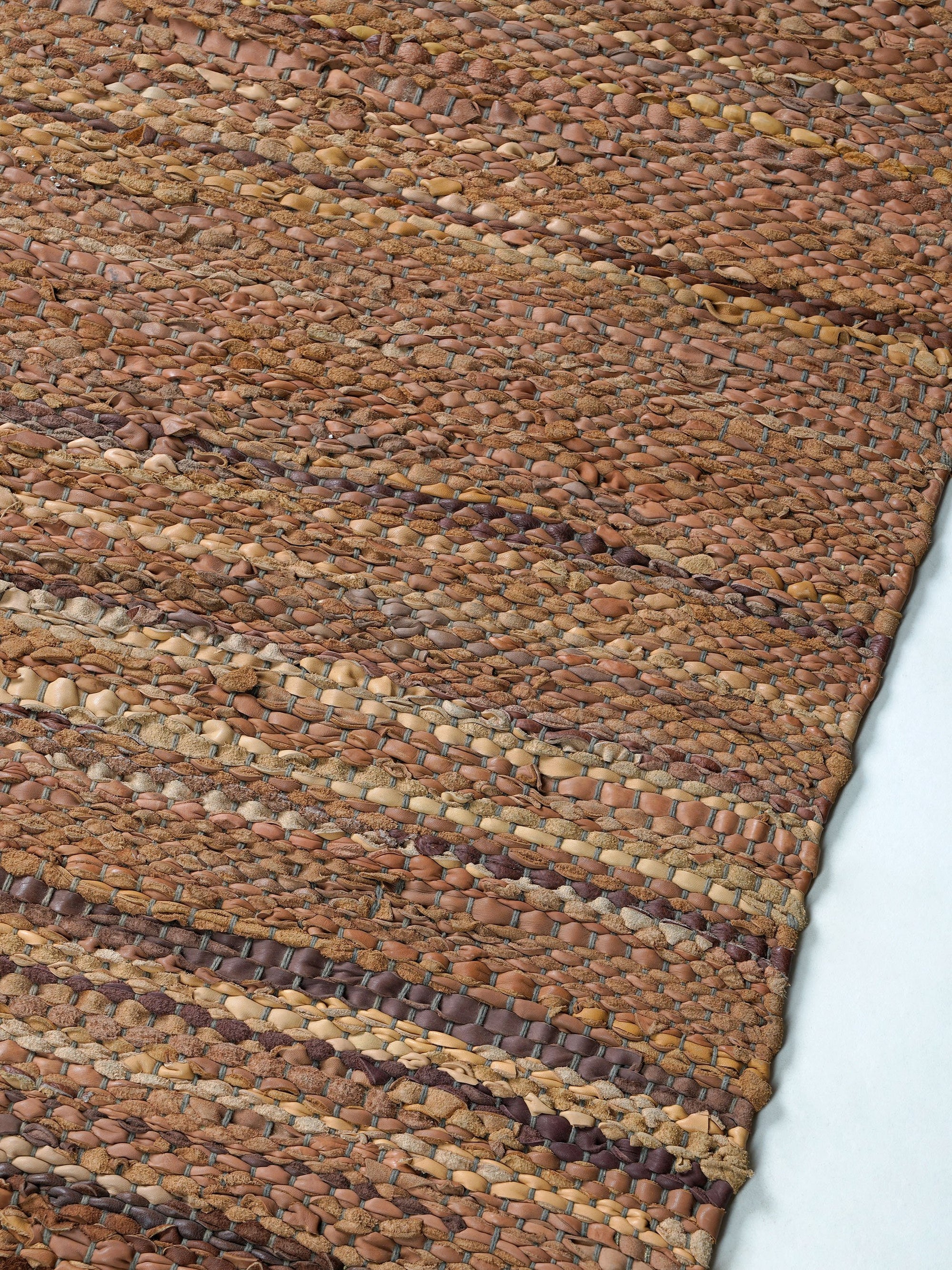 Leather Crafted Rug