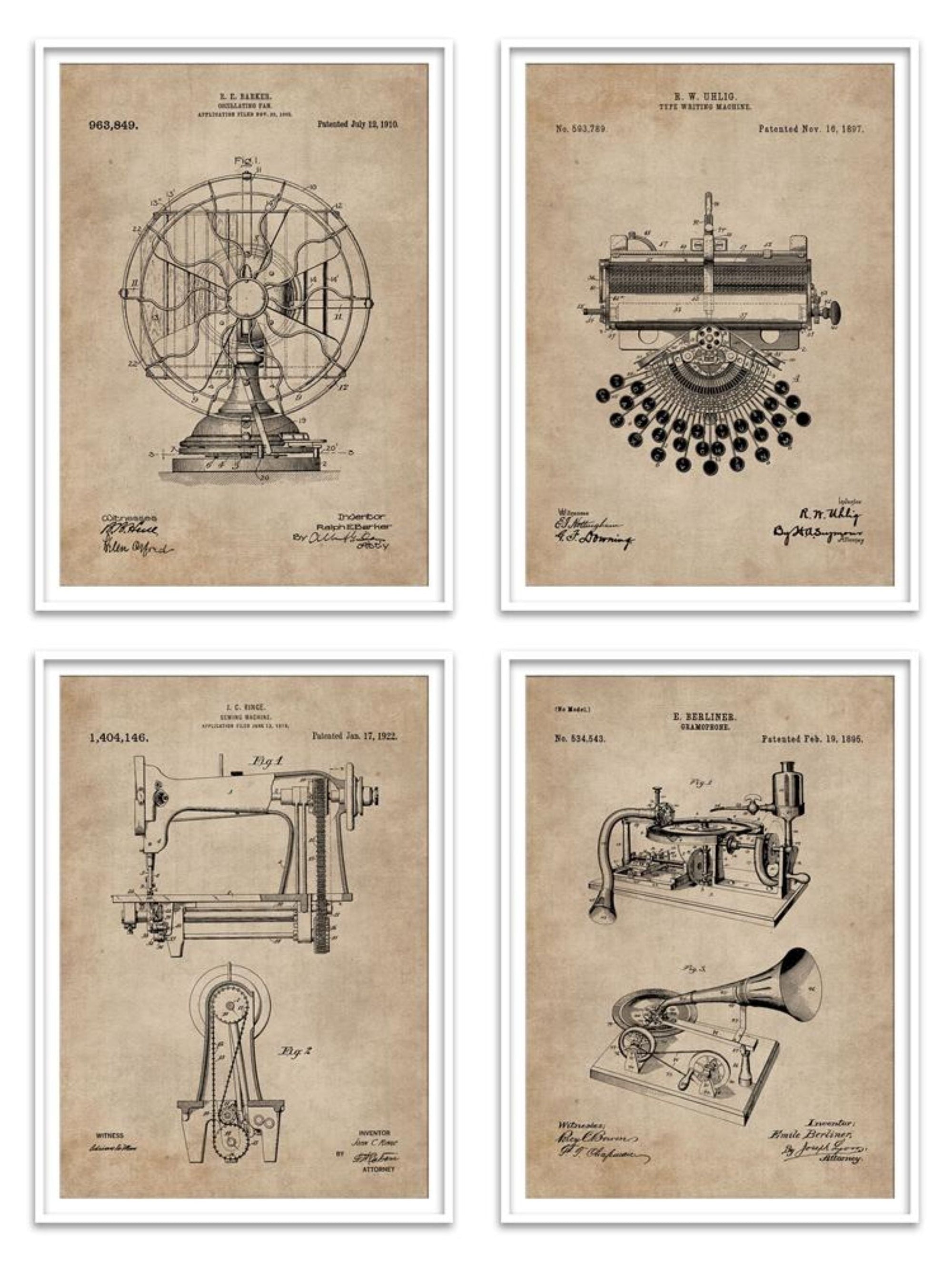 Wall Prints - Living Room Series - Everyday Objects Set of 4