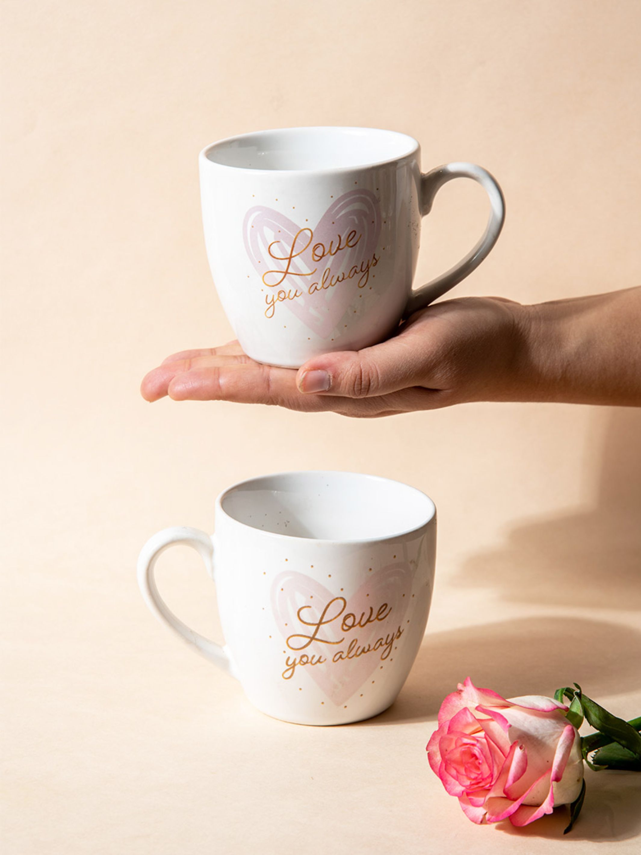 Ceramic Mug Set of 2 - Love You Always