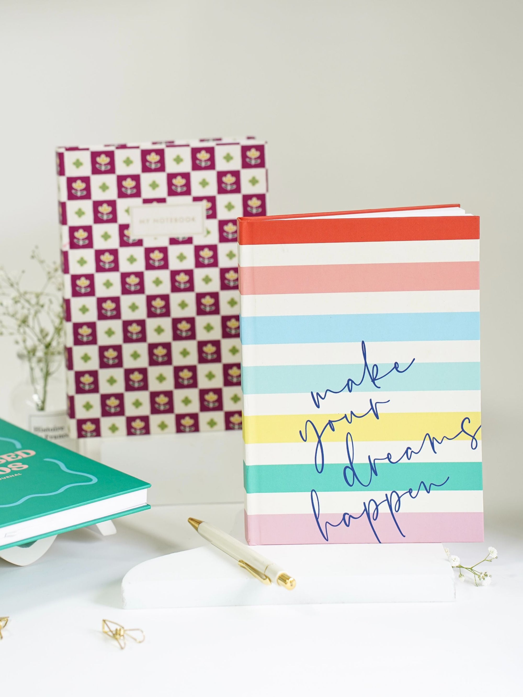 Make Dreams Happen A5 Notebook
