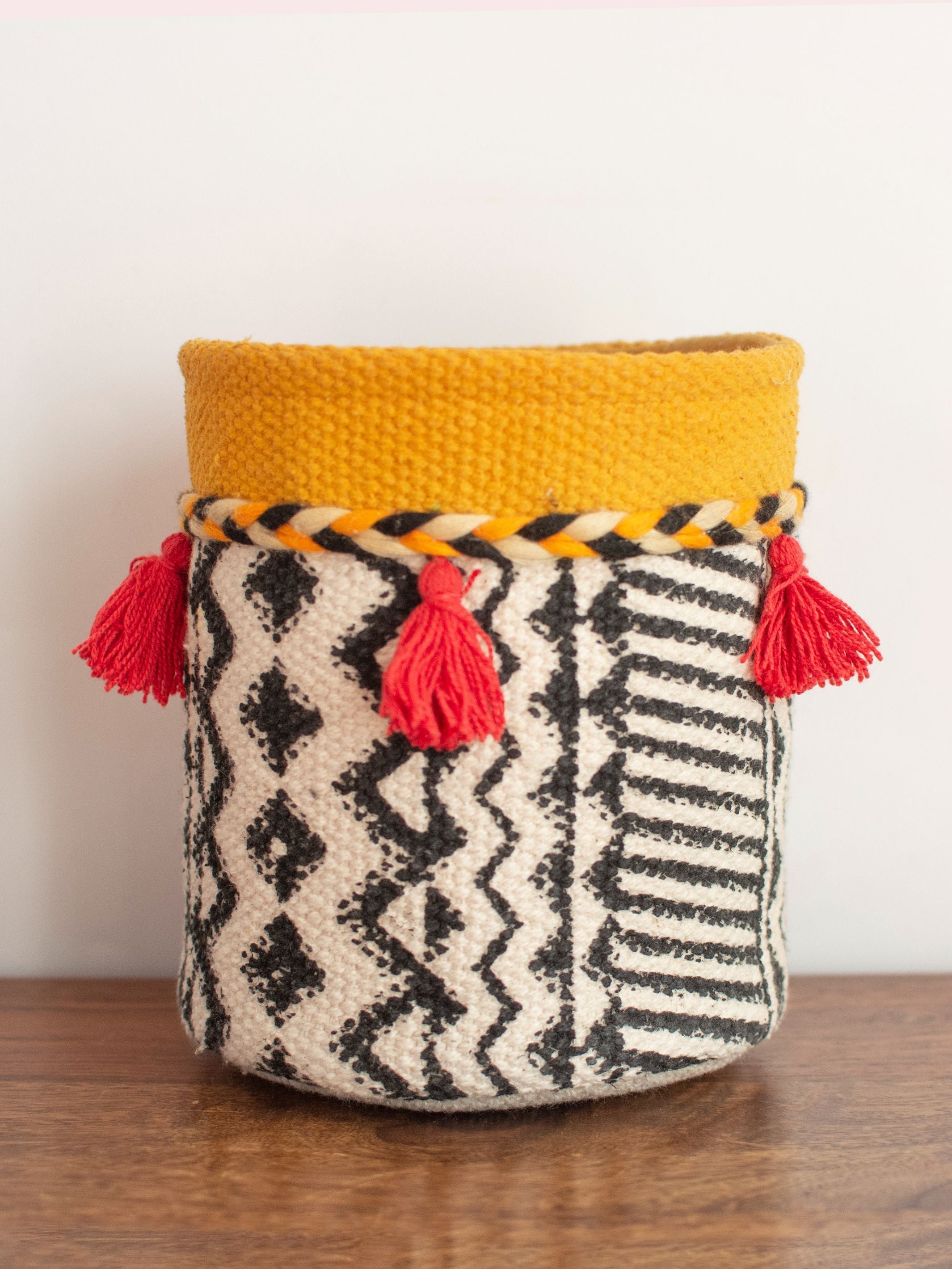 Masaba Handblock Printed Basket