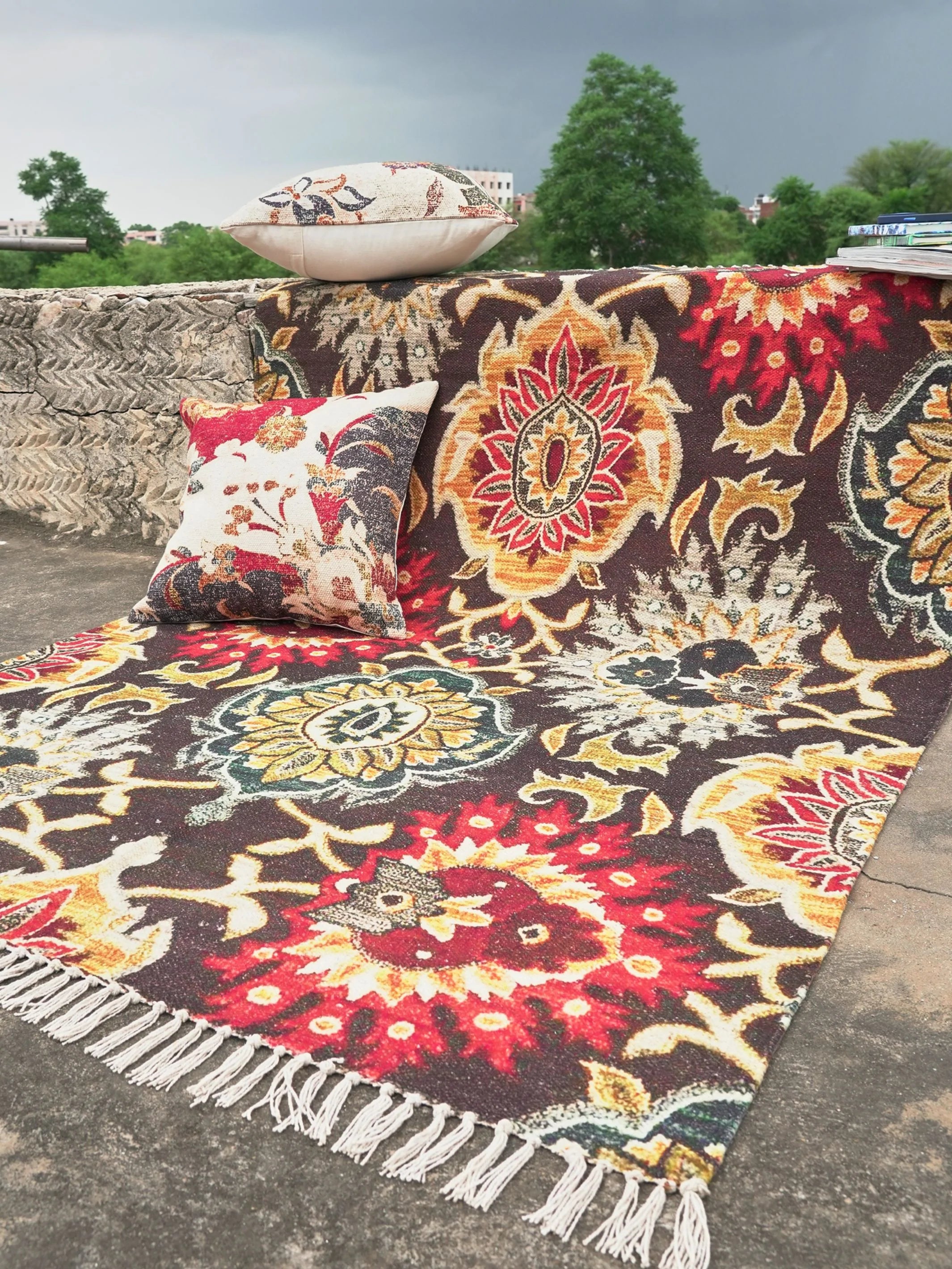 Maua Printed Cotton Rug