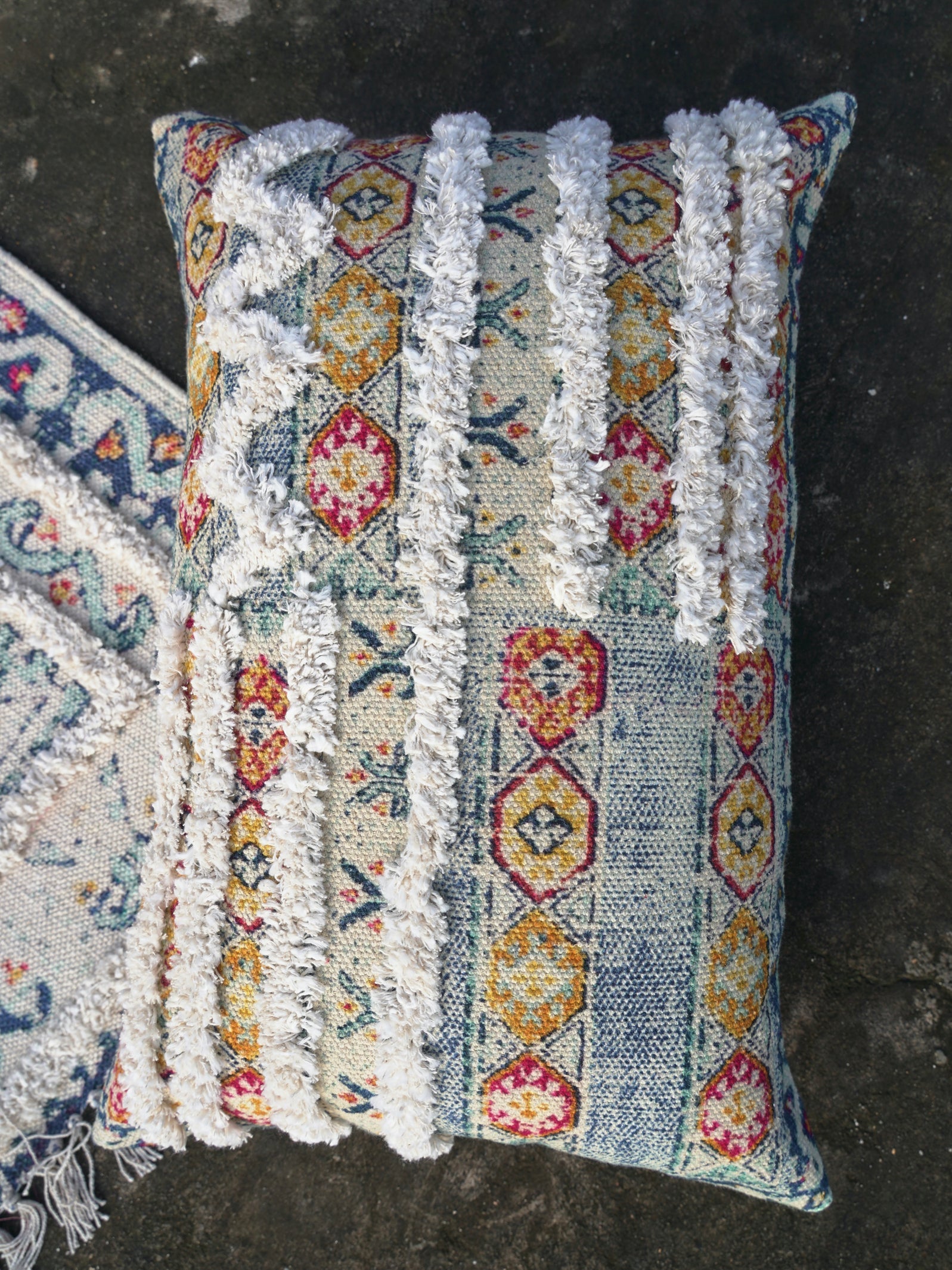 Mavi Embroidered Pillow Cover