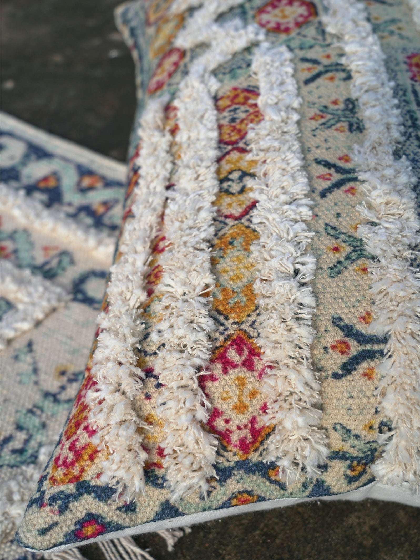 Mavi Embroidered Pillow Cover