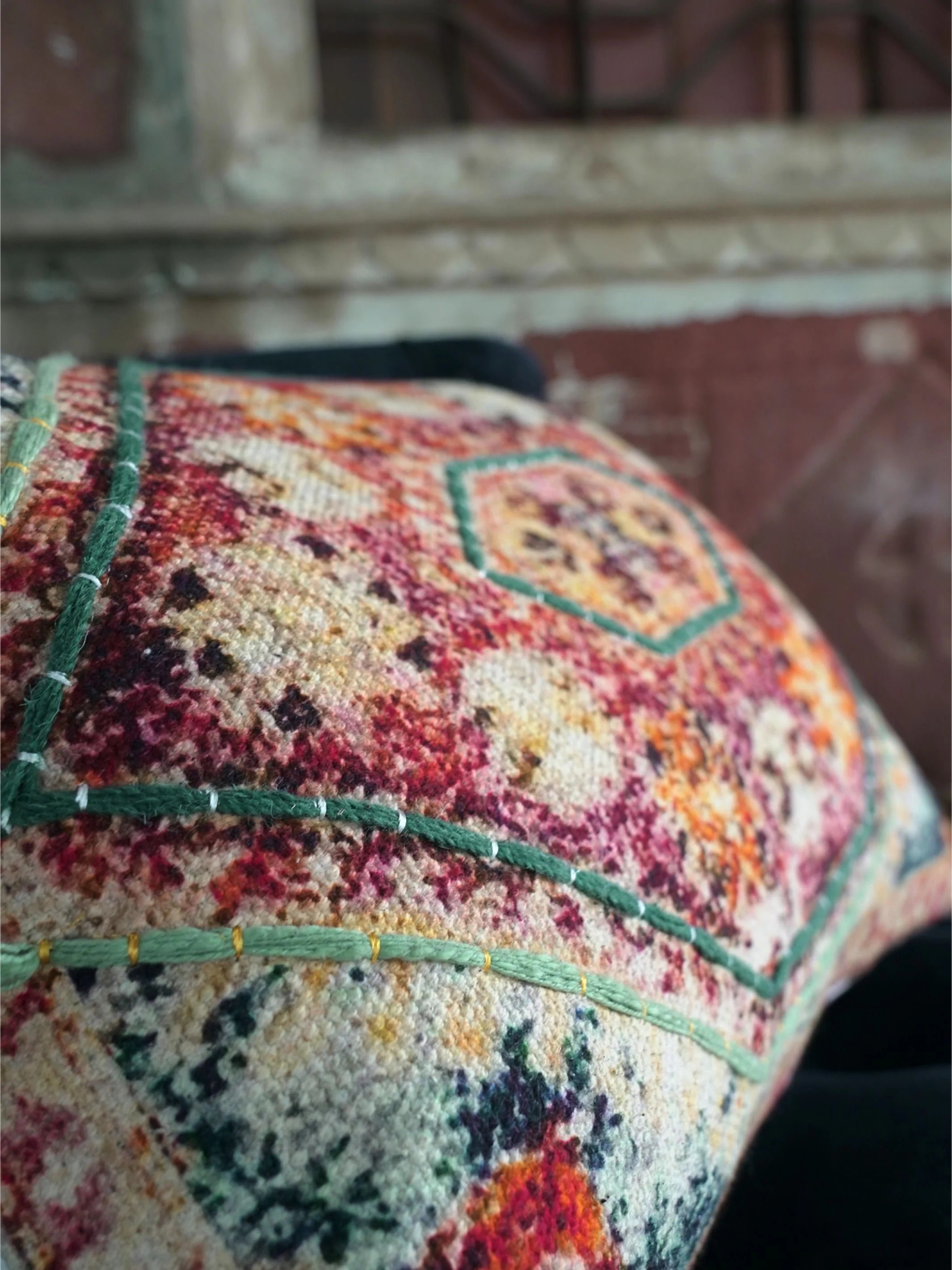 Pillow Cover - Mihrab Embroidered