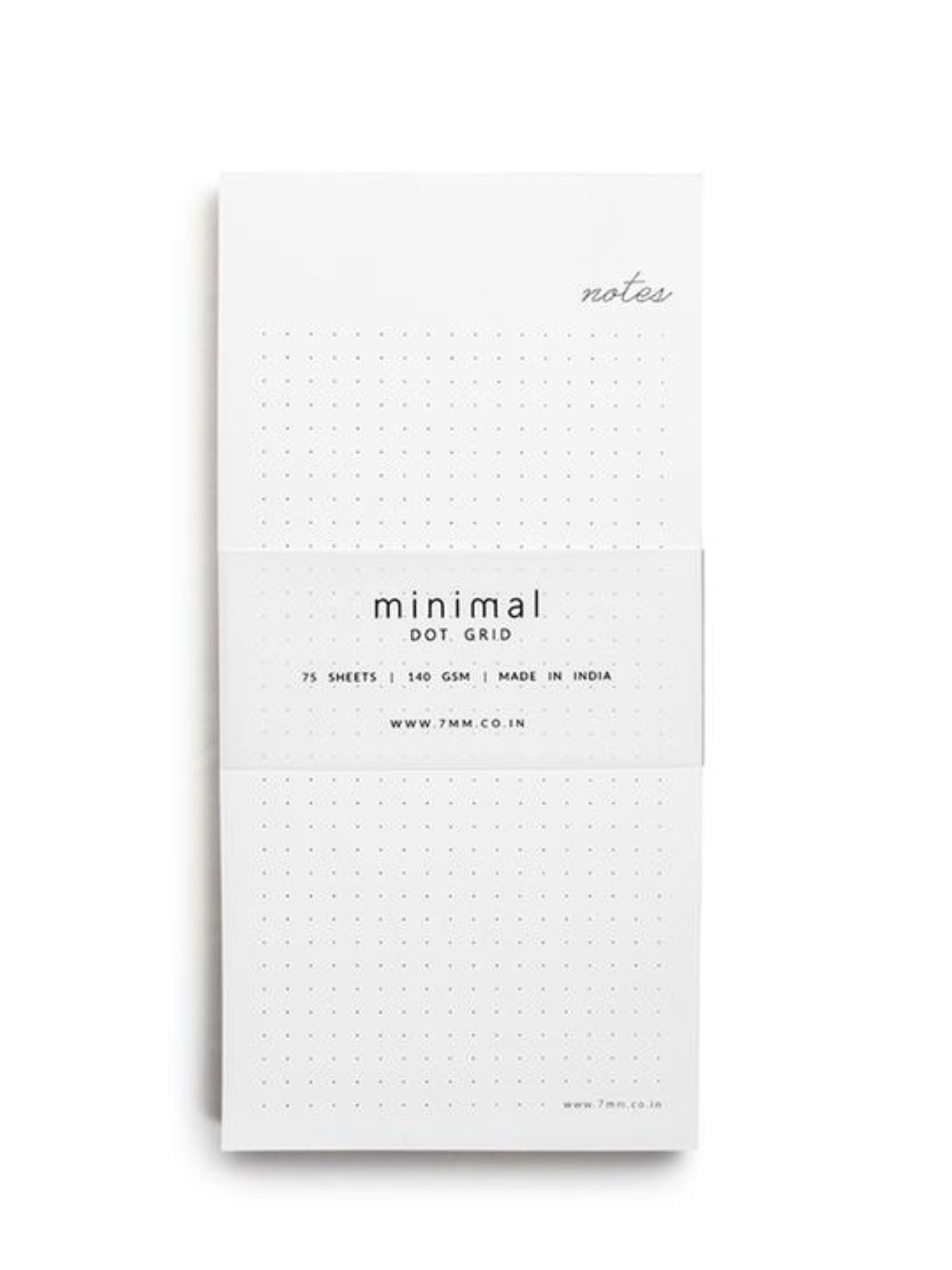 Minimal Dot Grid Notepad