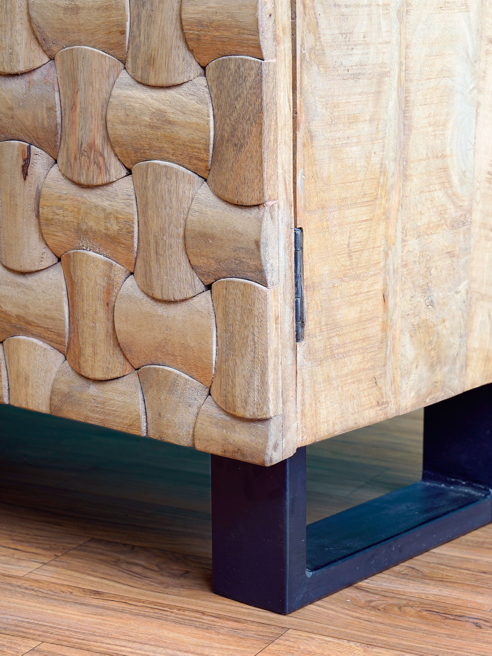 Mod Weave Textured Side Board