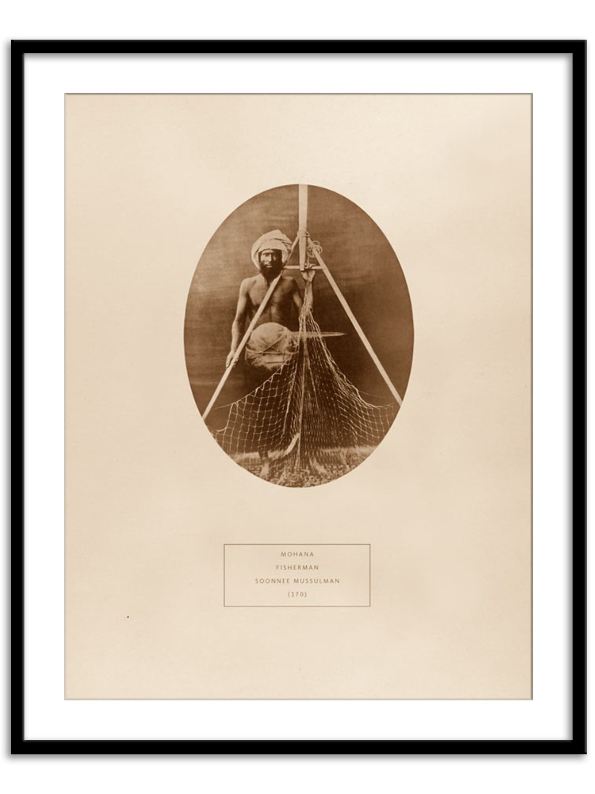 Wall Prints - Mohana - a Soonnee Mussulman fisherman