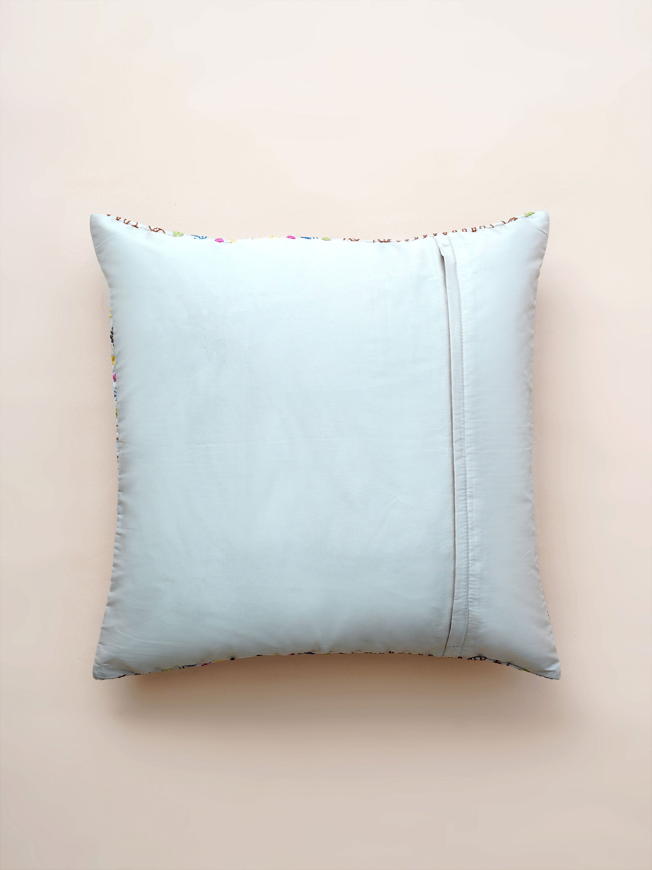 Cushion Cover - Multicolor Hexagon Embroidered