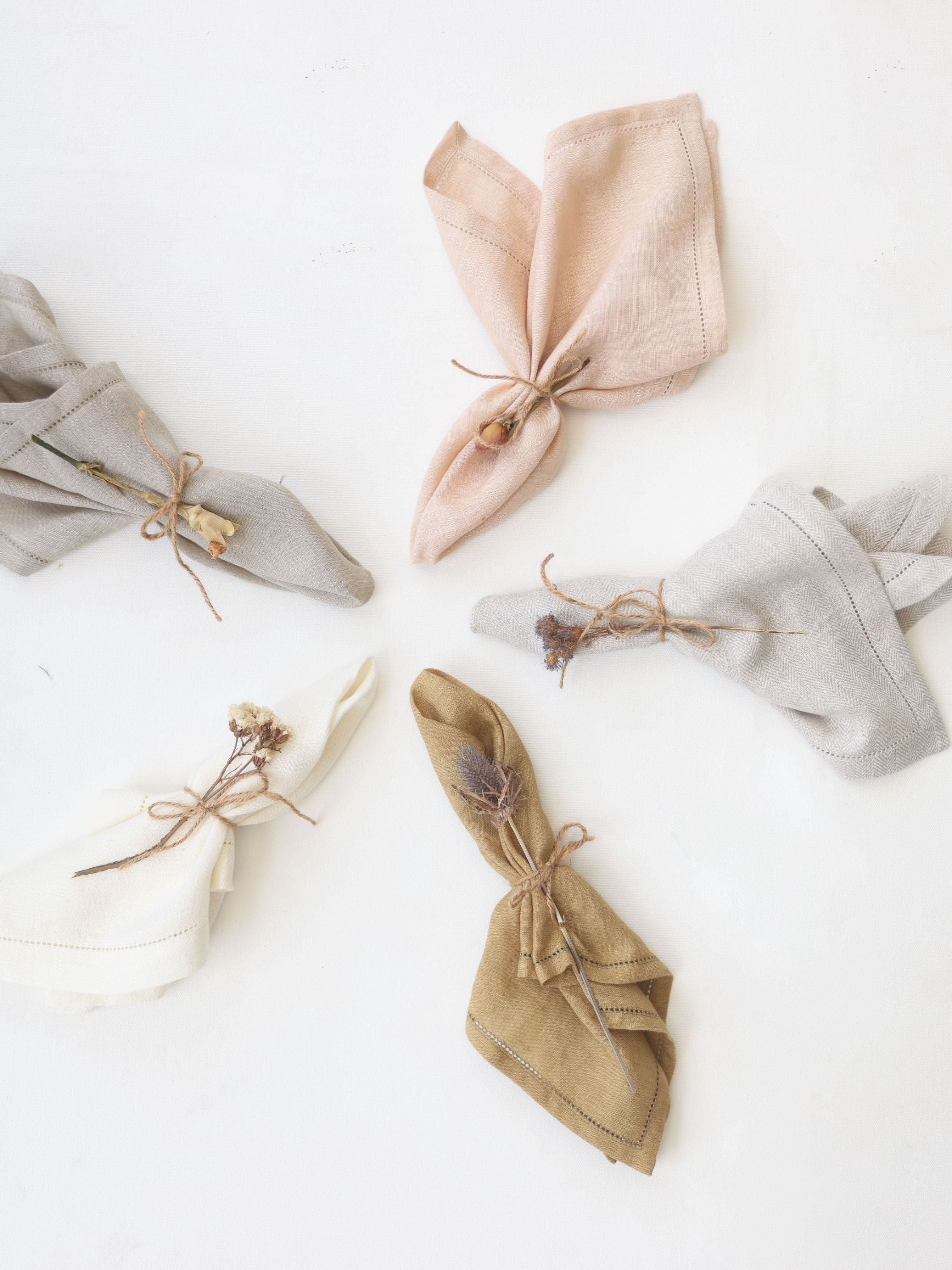 Linen Table Napkin - Ochre