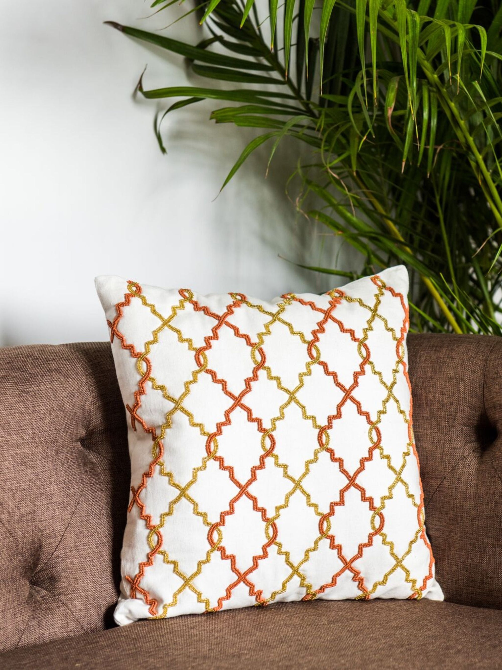 Cushion Cover - Navroz Beads