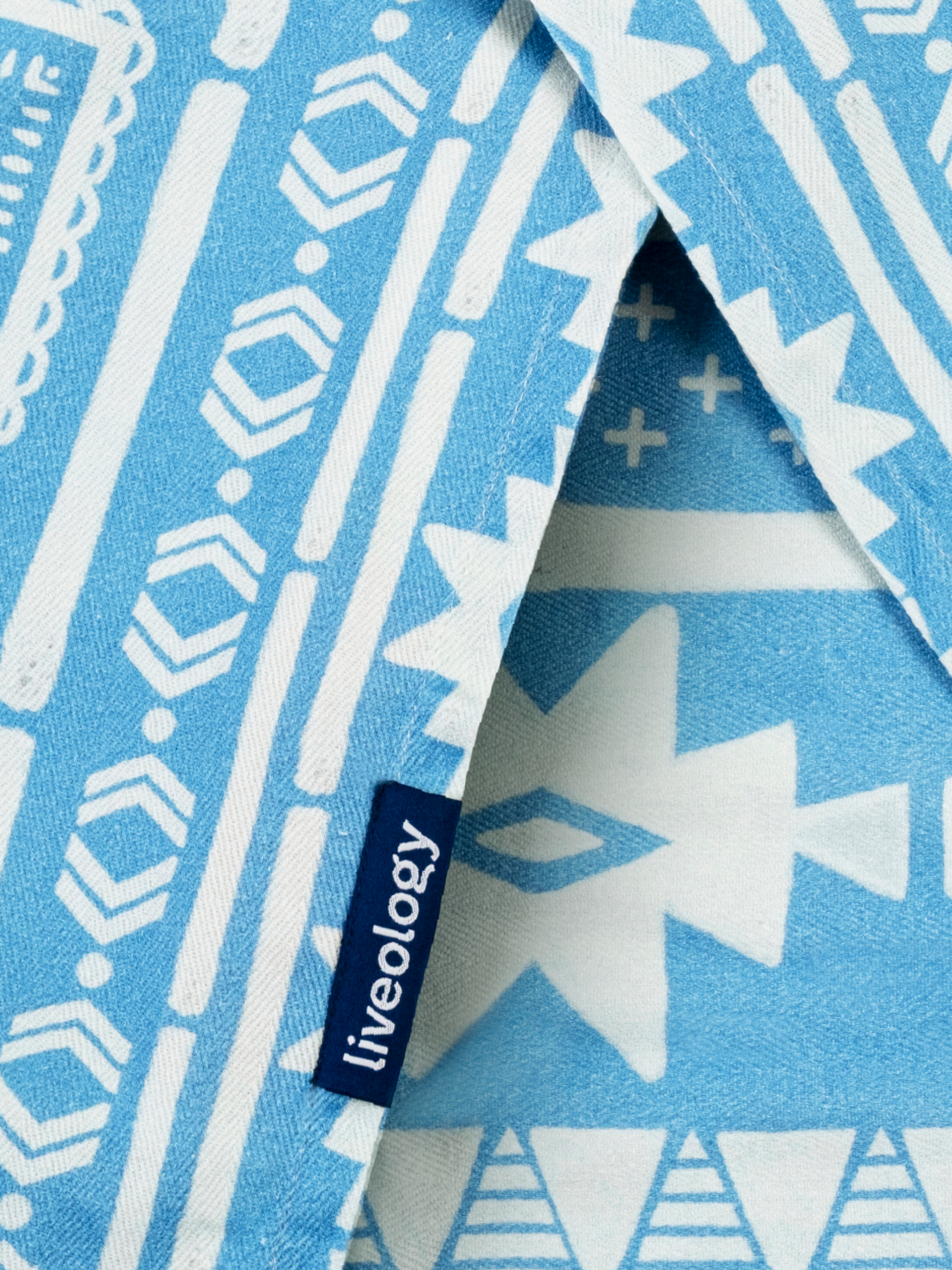 Nomad Periwinkle Blue Printed Beach Towel