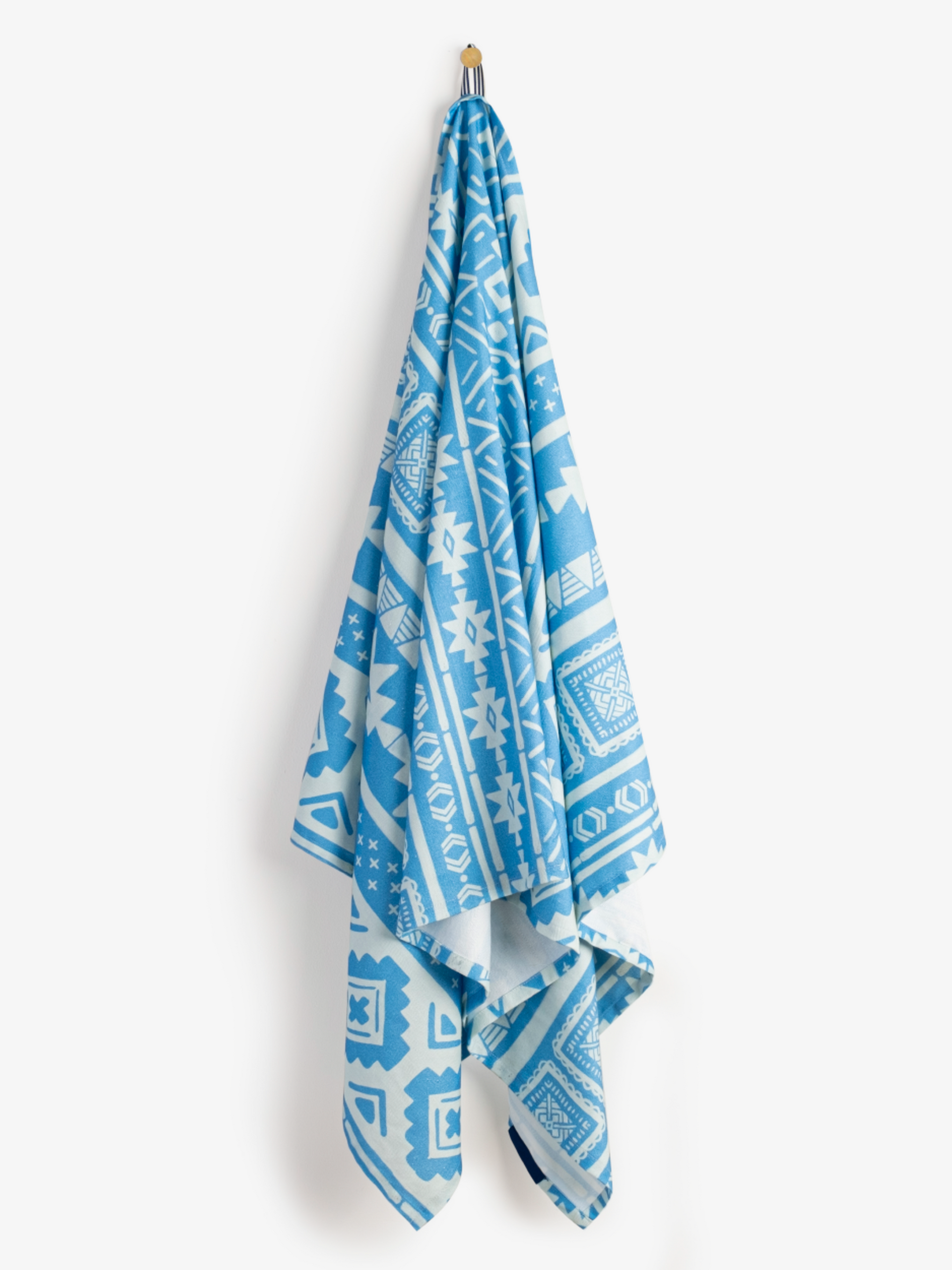 Nomad Periwinkle Blue Printed Beach Towel