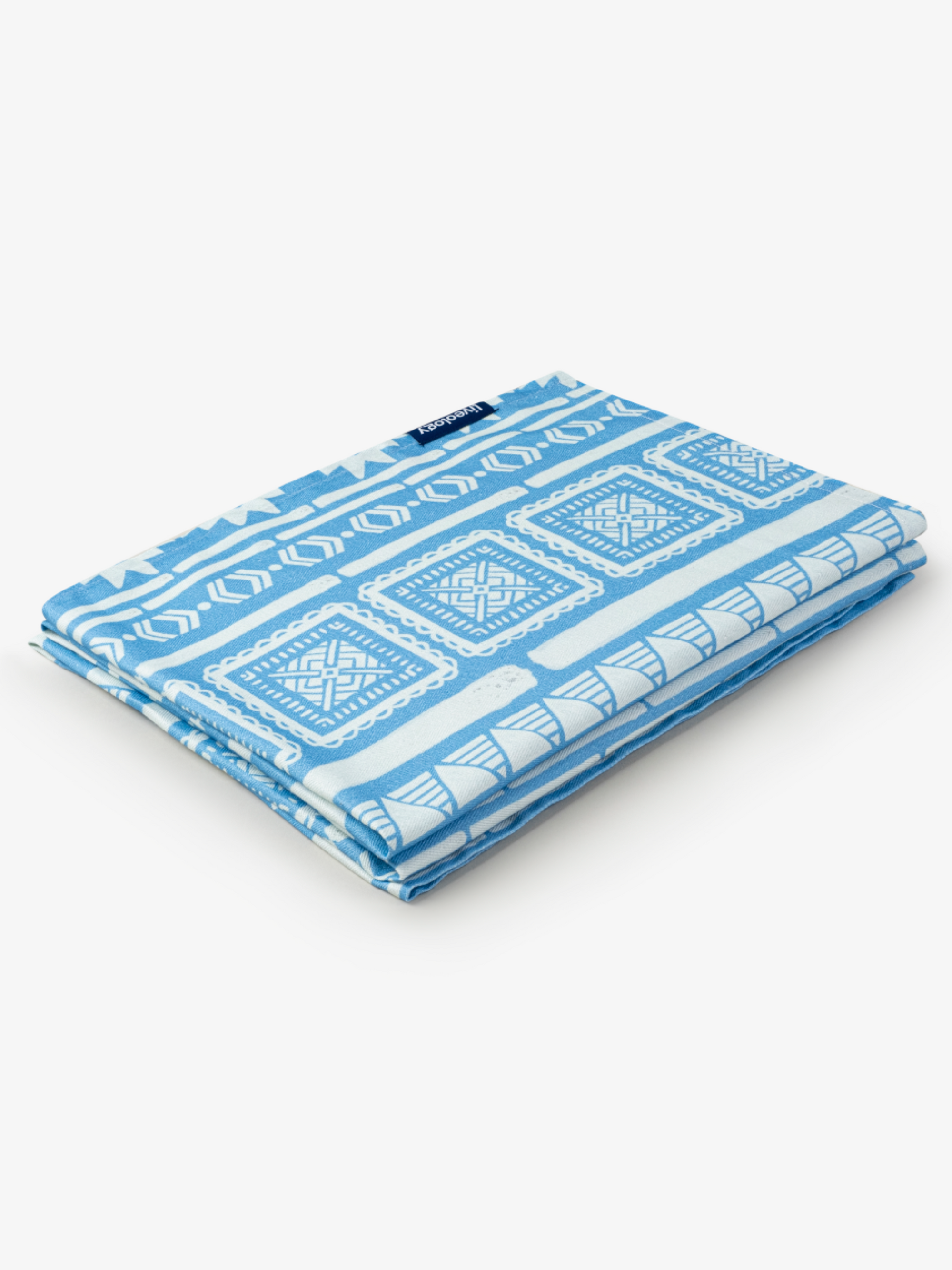 Nomad Periwinkle Blue Printed Beach Towel