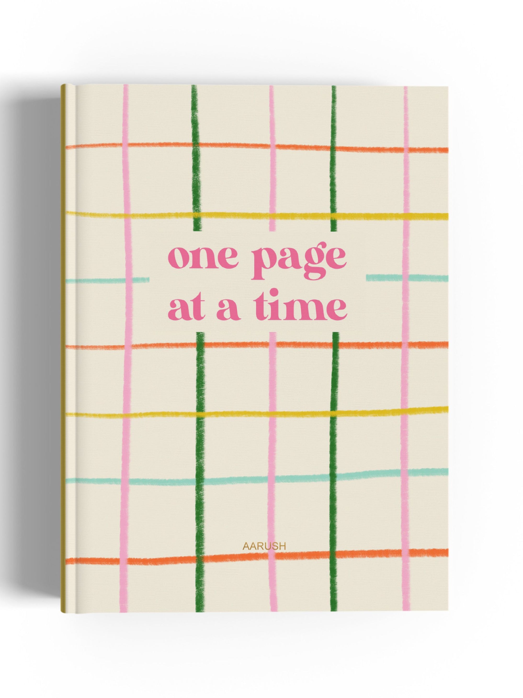 One Page At A Time A5 Notebook