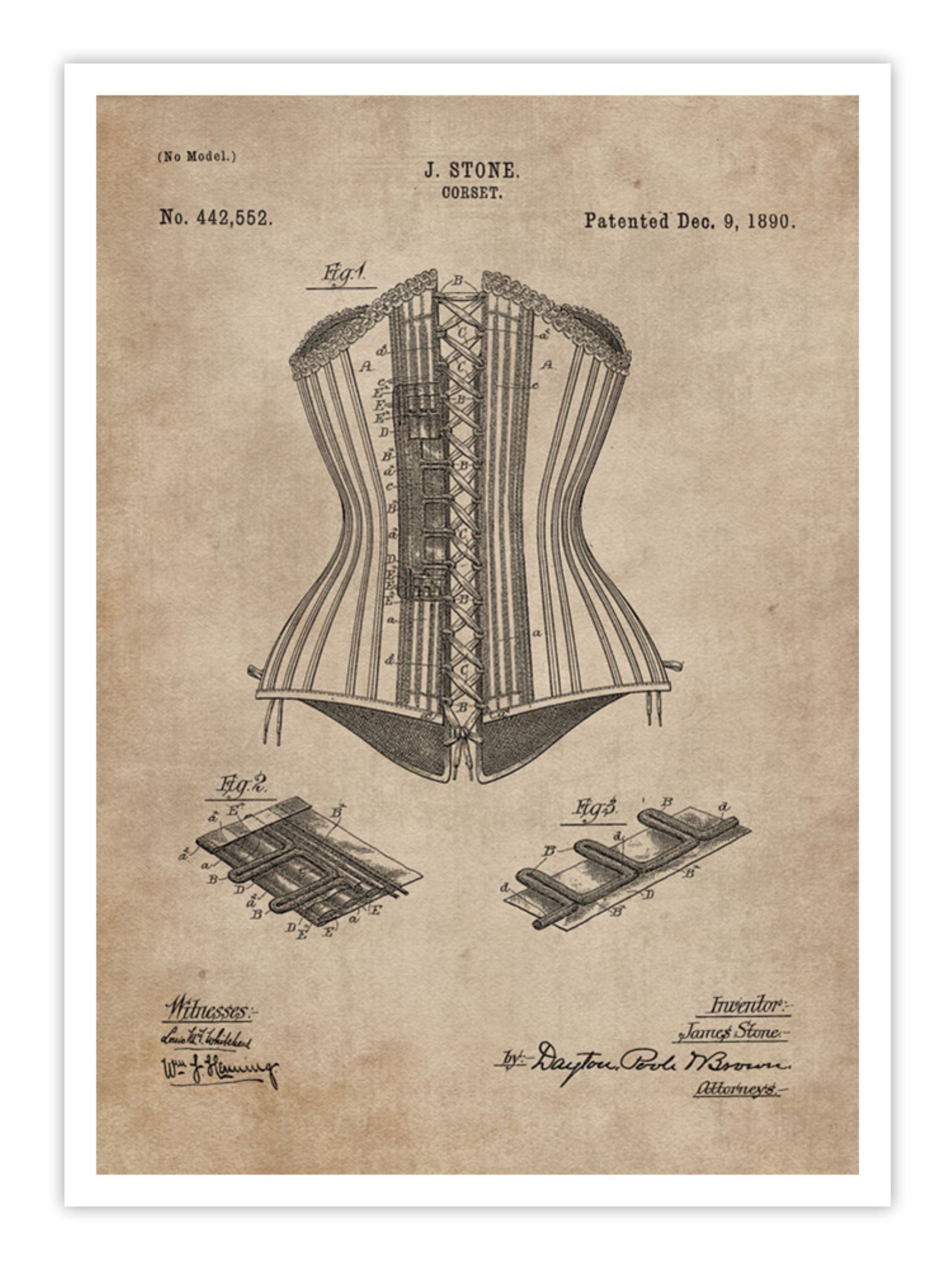 Wall Prints - Patent Document of a Corset