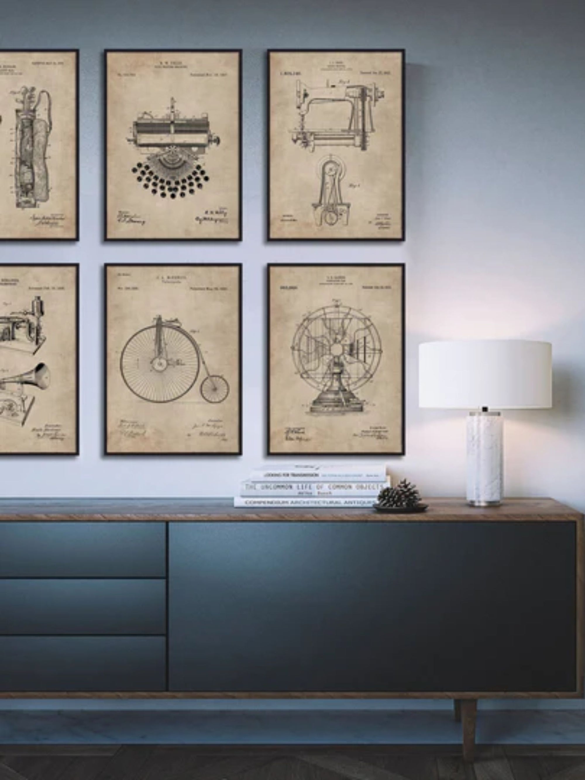 Wall Prints - Patent Document of a Sewing Machine