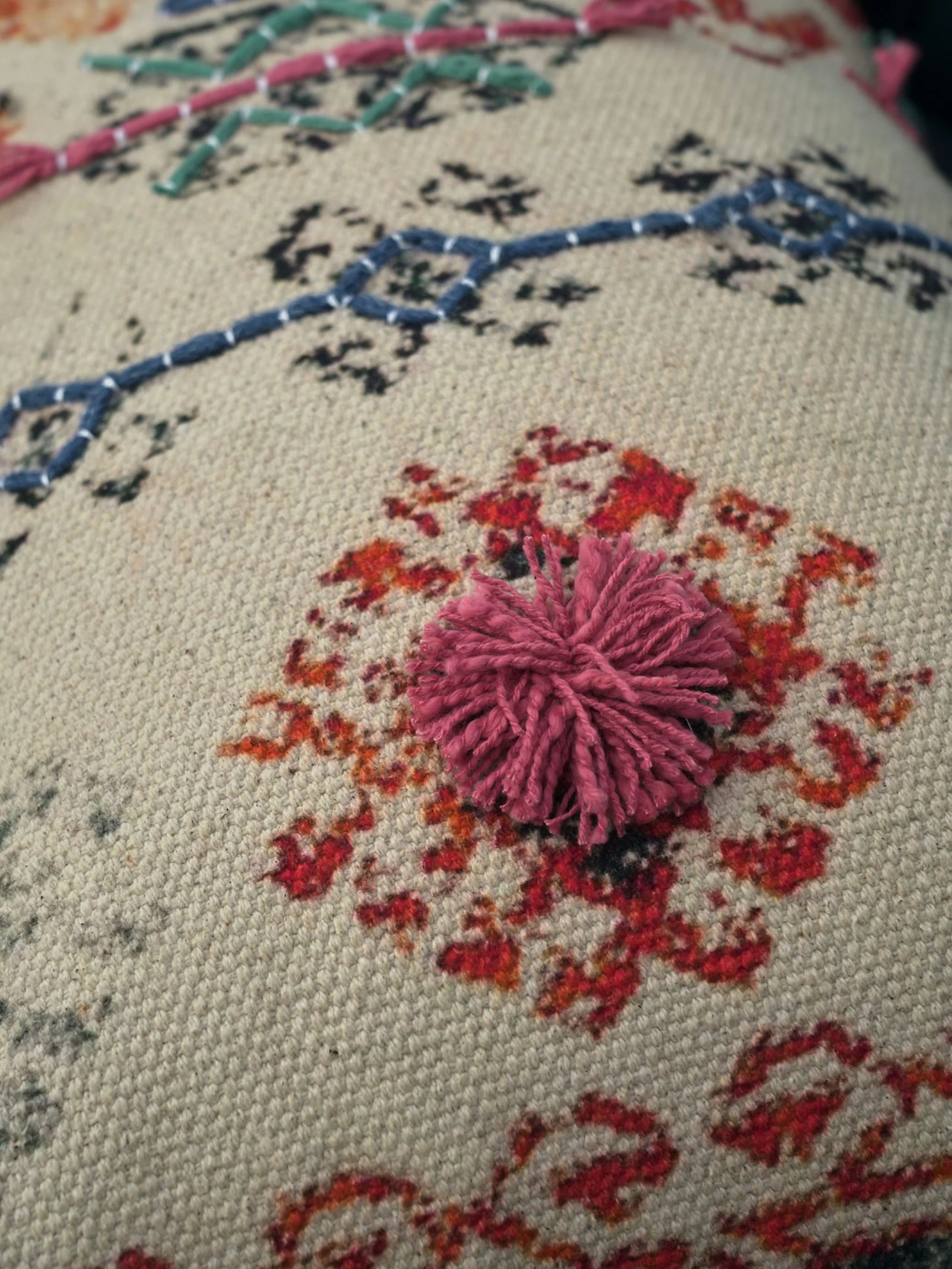 Pillow Cover - Pauk Embroidered