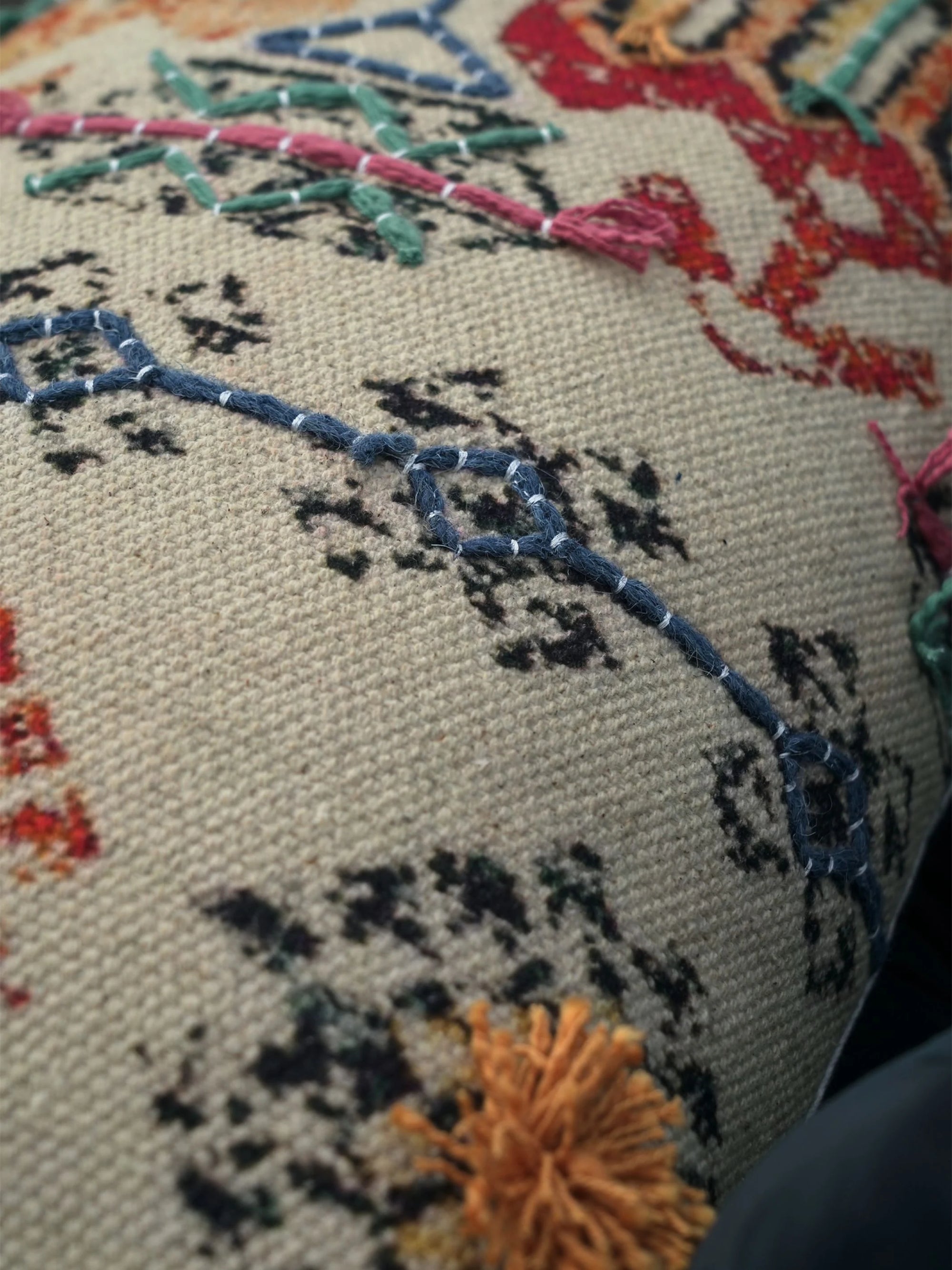 Pillow Cover - Pauk Embroidered