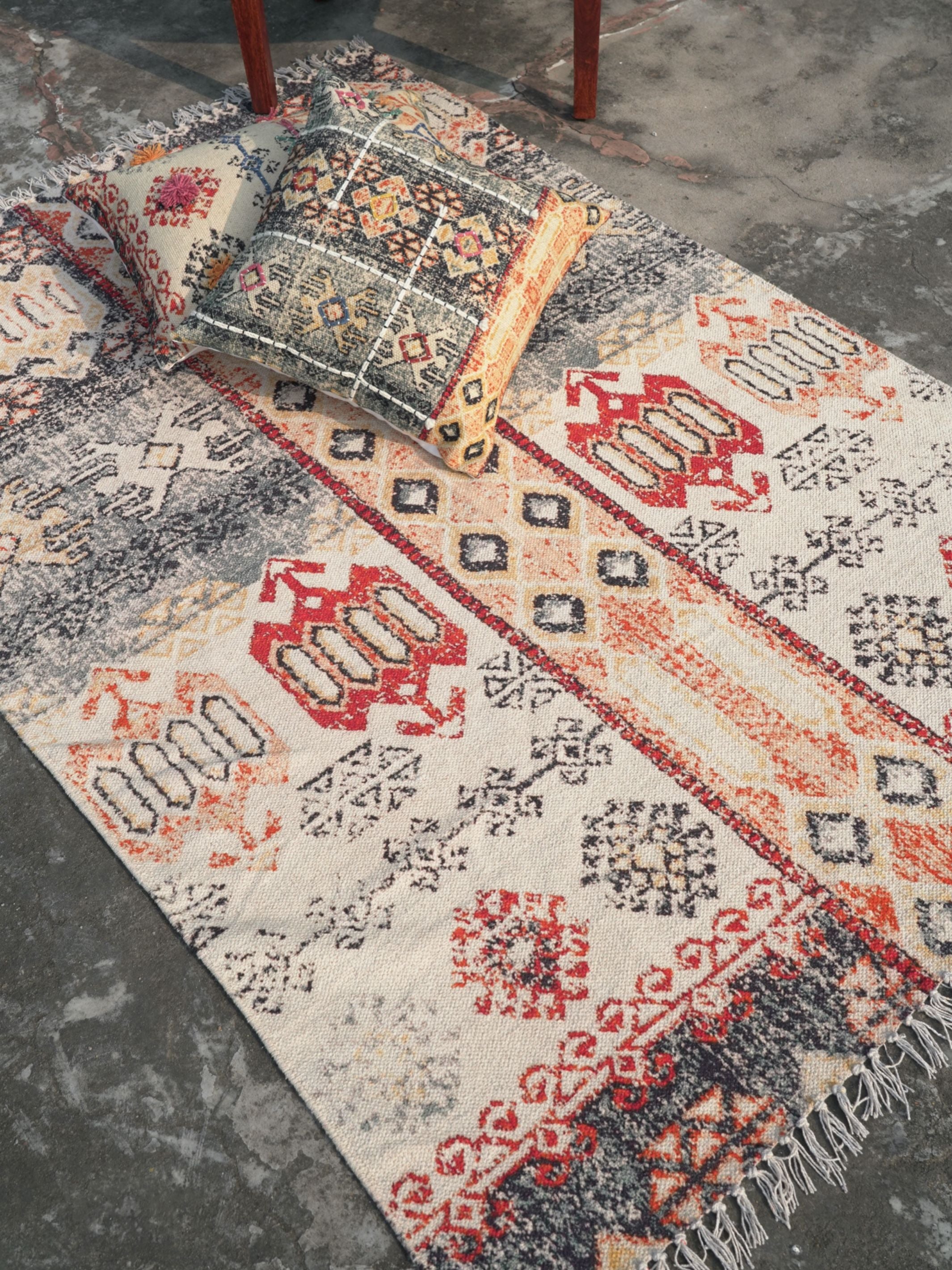 Printed Cotton Rug - Pauk