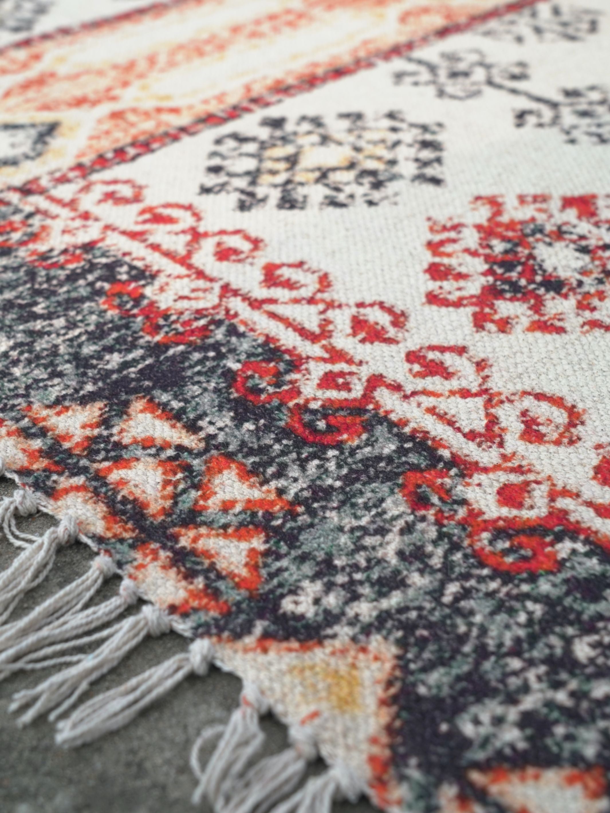 Printed Cotton Rug - Pauk