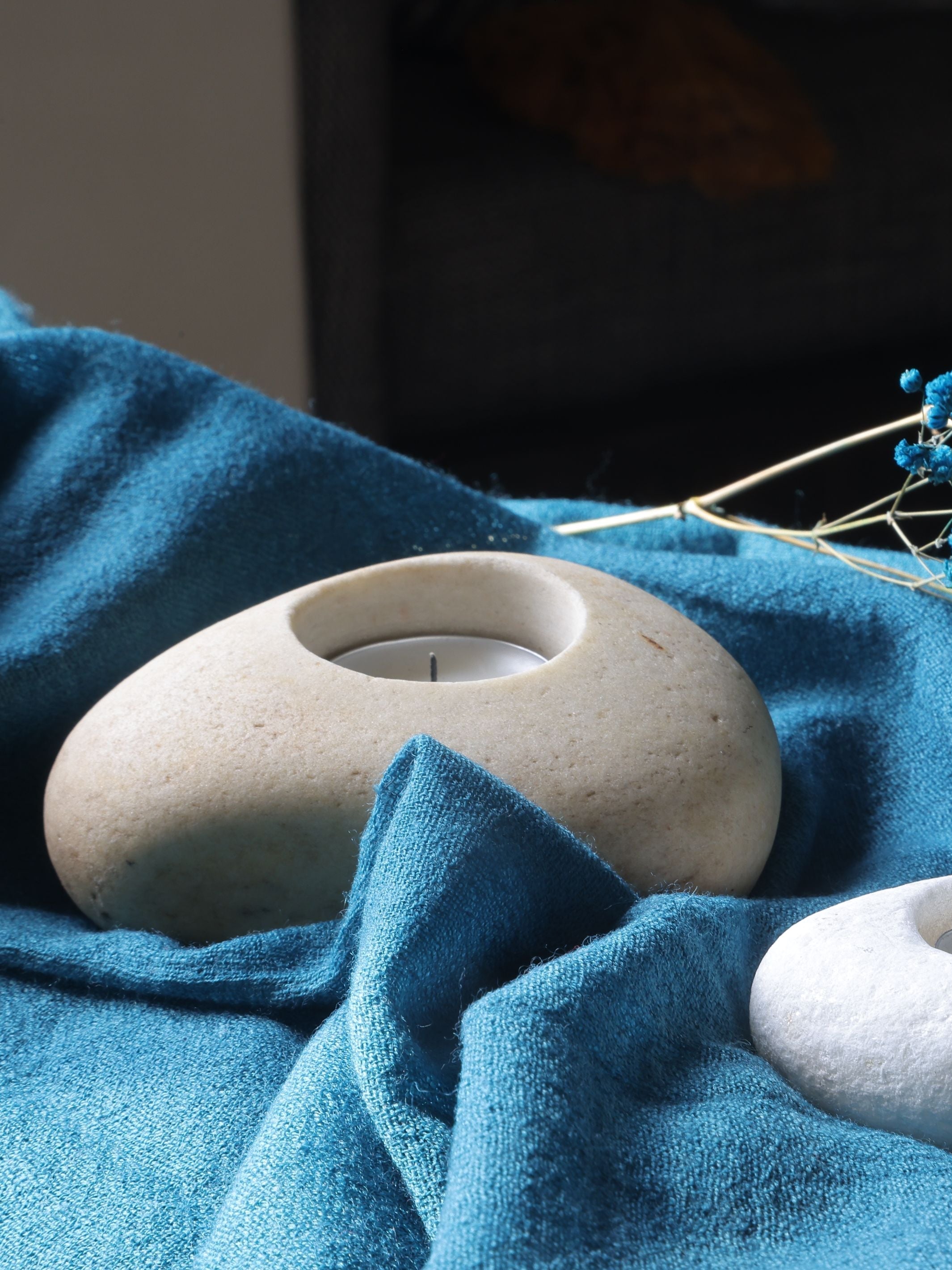 Pebble Tea Light Holder