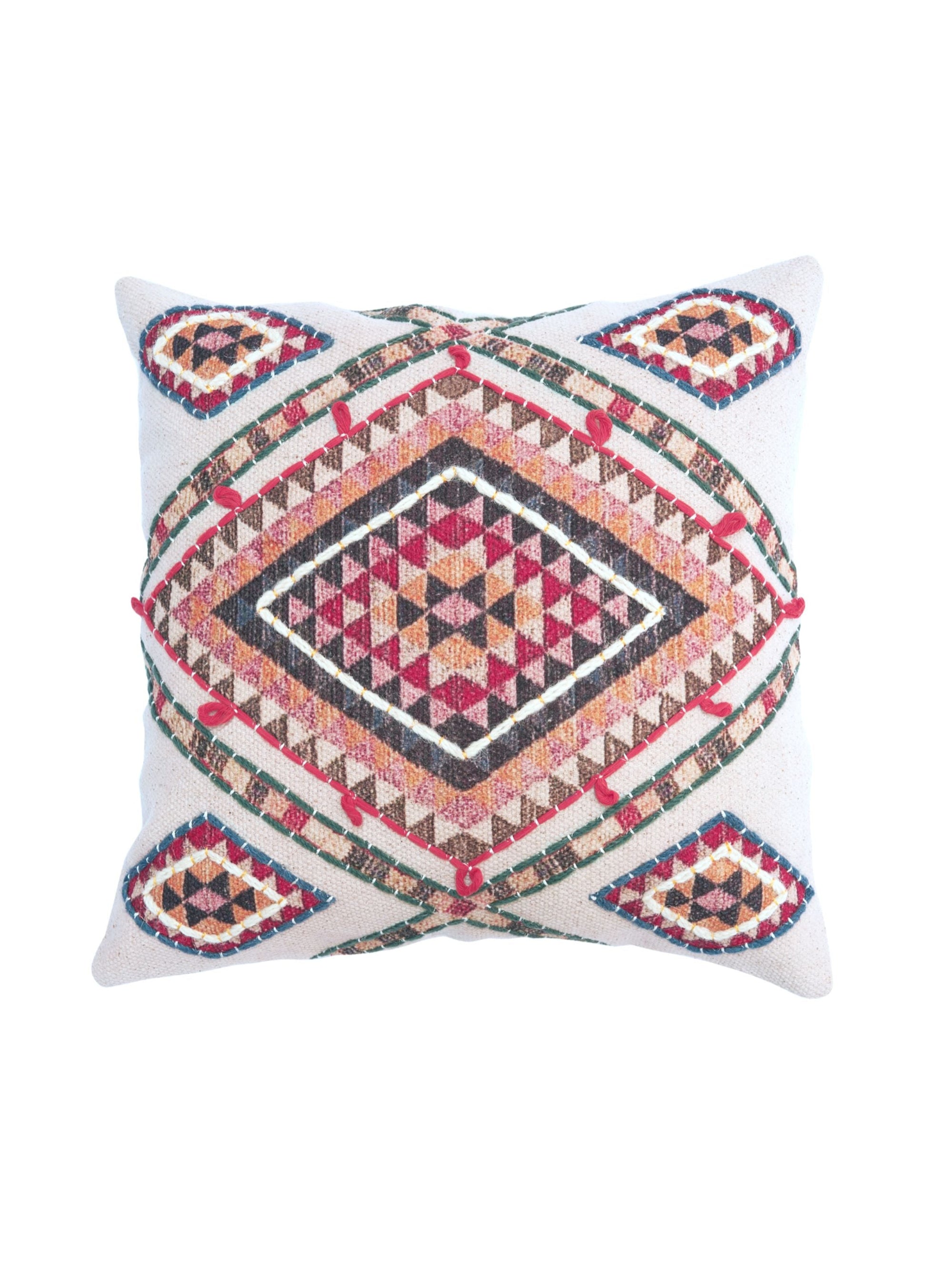 Cushion Cover - Pitrak Embroidered Cotton