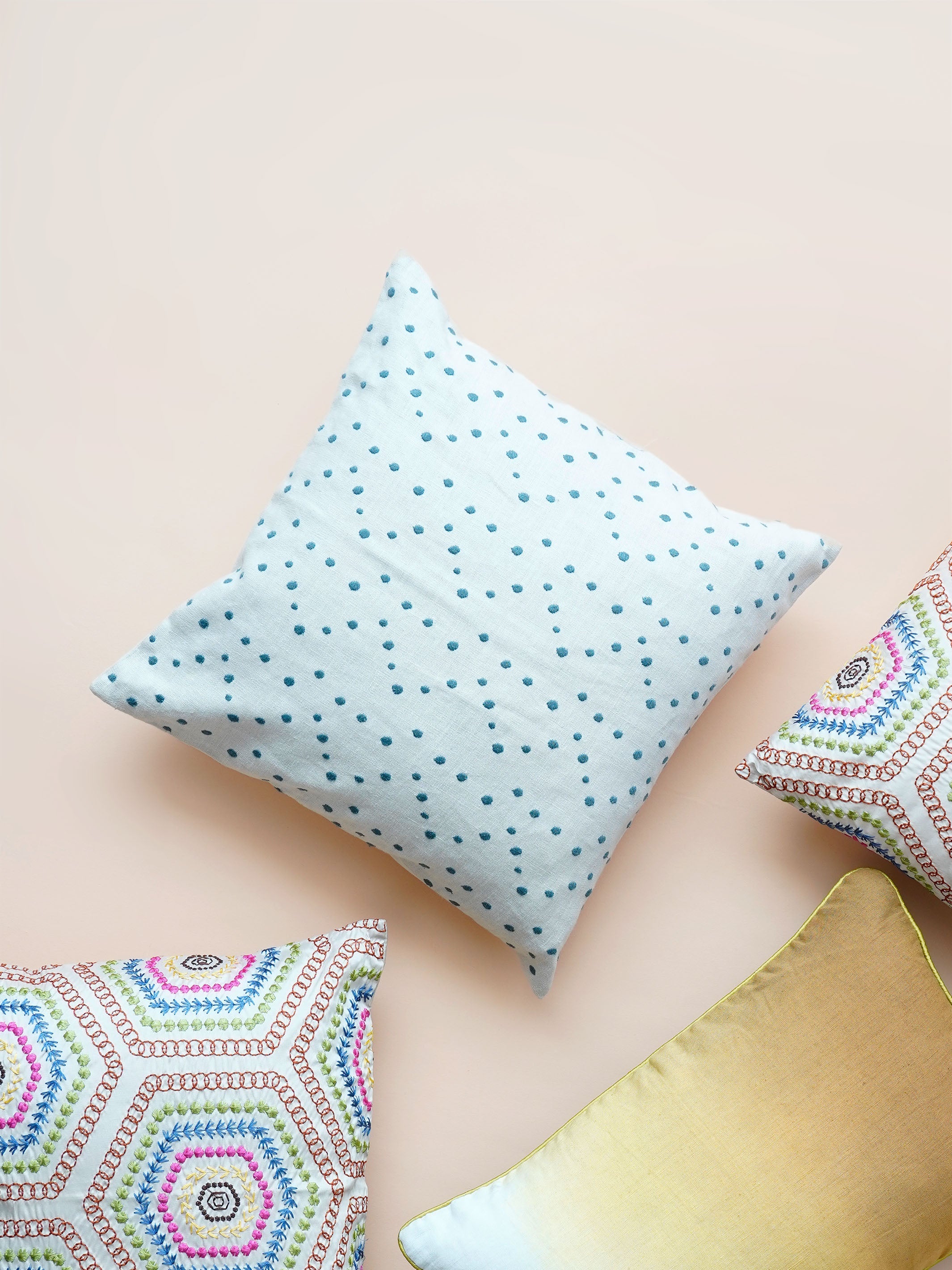 Cushion Cover - Polka Dotted
